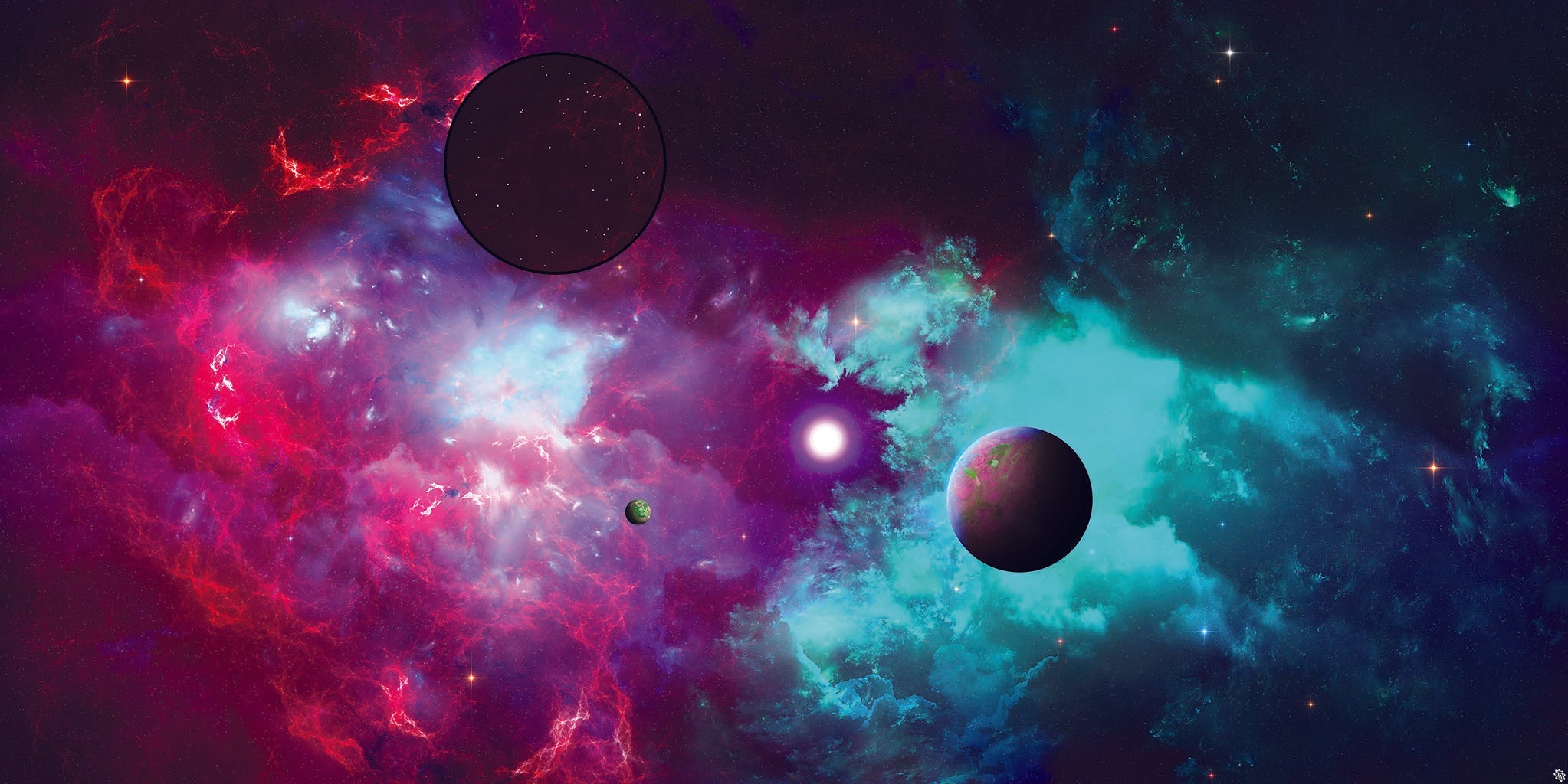 Mats by Mars: Quantum Nemesis Tabletop Wargaming Space Play Mat