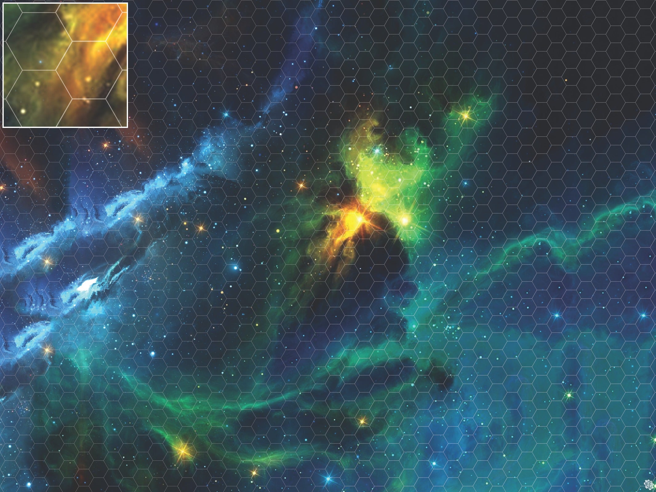 Mats by Mars: Cold Embrace Tabletop Wargaming Space Play Mat