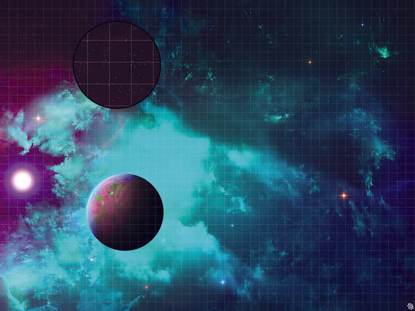 Mats by Mars: Nemesis System Tabletop Wargaming Space Play Mat