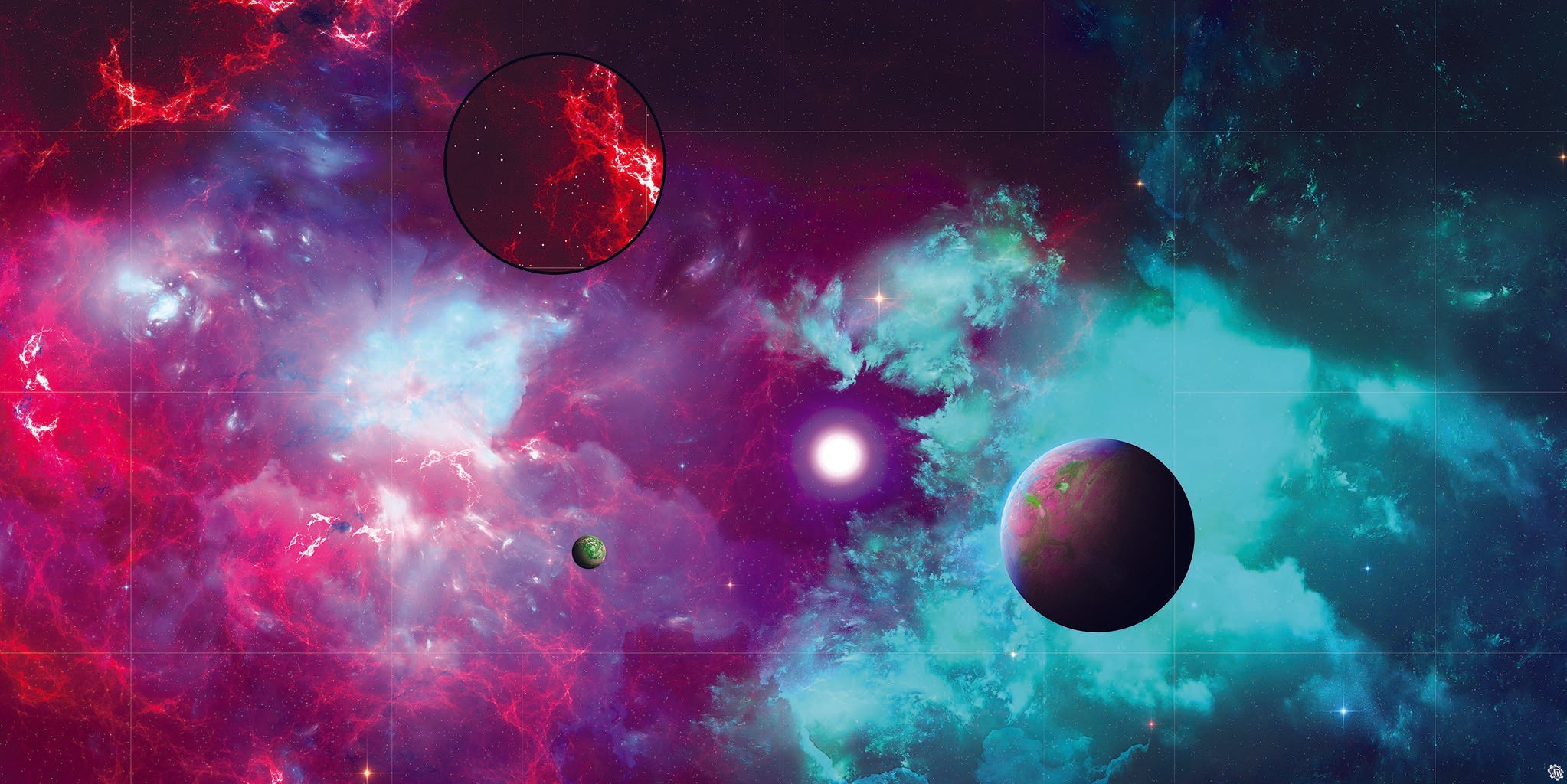Mats by Mars: Quantum Nemesis Tabletop Wargaming Space Play Mat