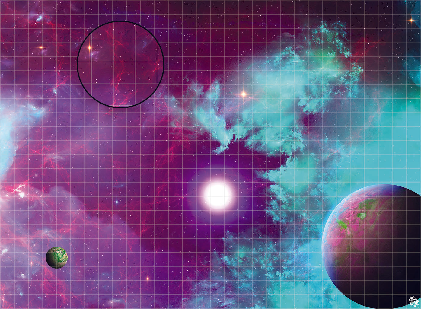 Mats by Mars: Quantum Nemesis Tabletop Wargaming Space Play Mat