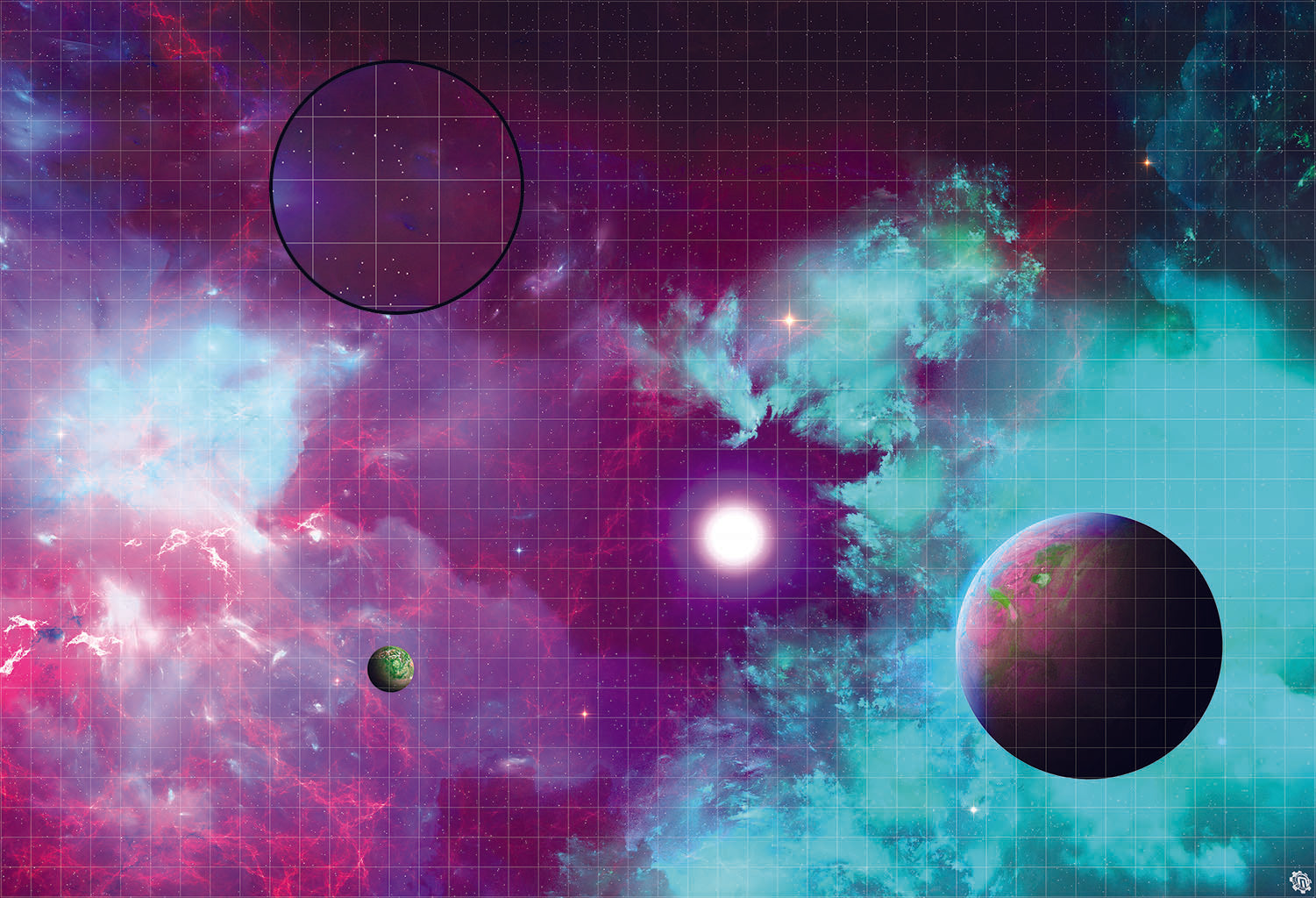Mats by Mars: Quantum Nemesis Tabletop Wargaming Space Play Mat