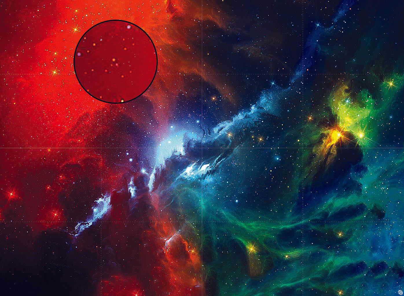 Mats by Mars: Dual Disturbance Tabletop Wargaming Space Play Mat