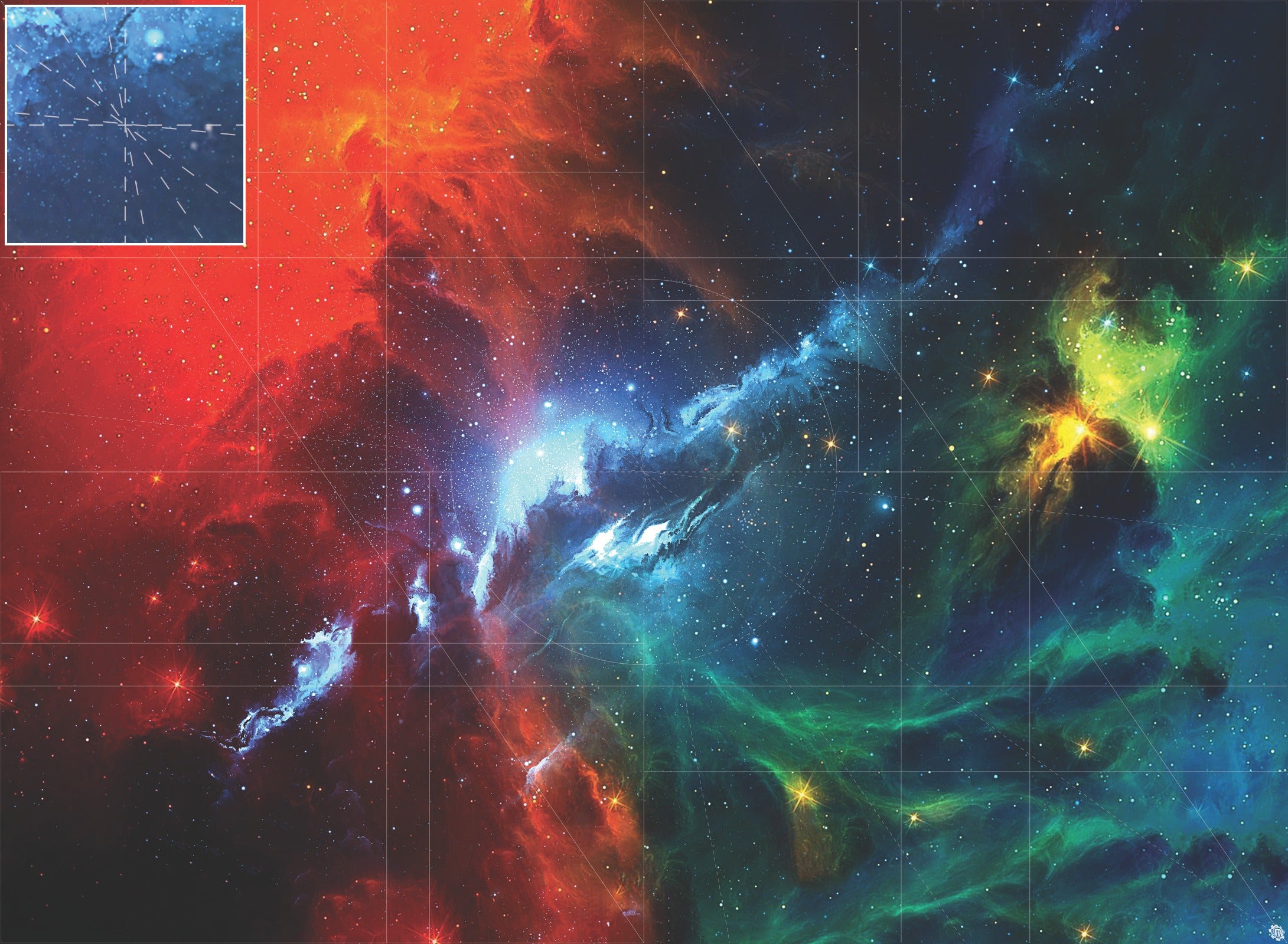 Mats by Mars: Dual Disturbance Tabletop Wargaming Space Play Mat