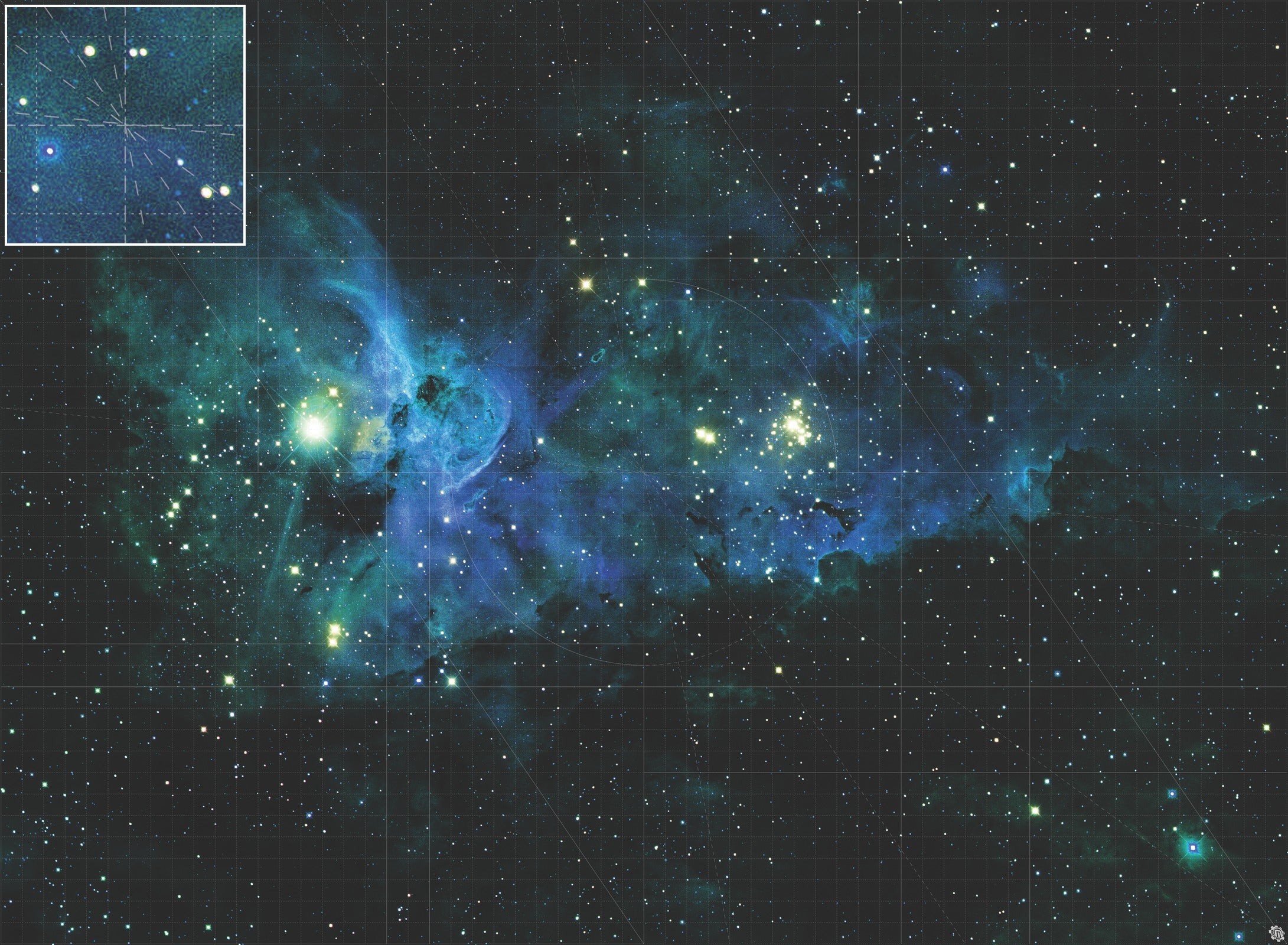 Mats by Mars: Nebula Storm Tabletop Wargaming Space Play Mat