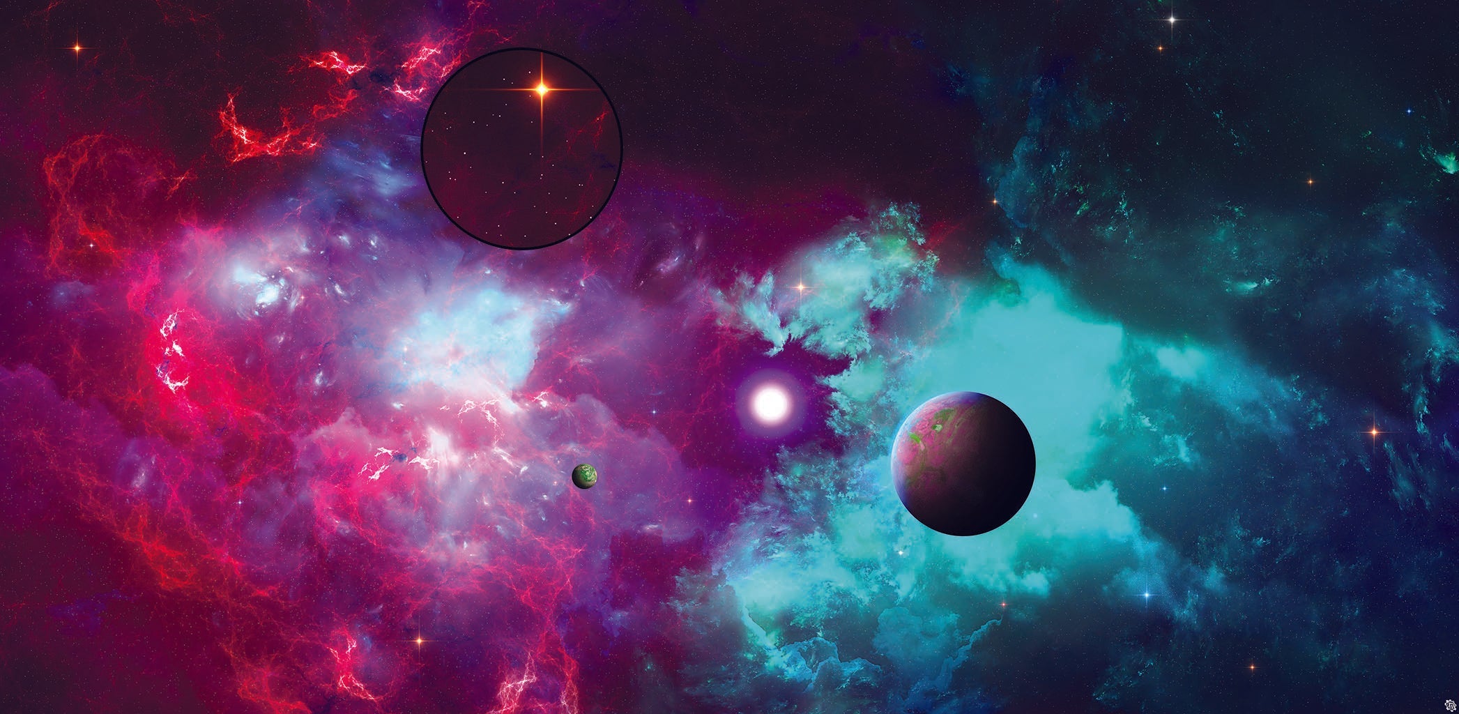 Mats by Mars: Quantum Nemesis Tabletop Wargaming Space Play Mat