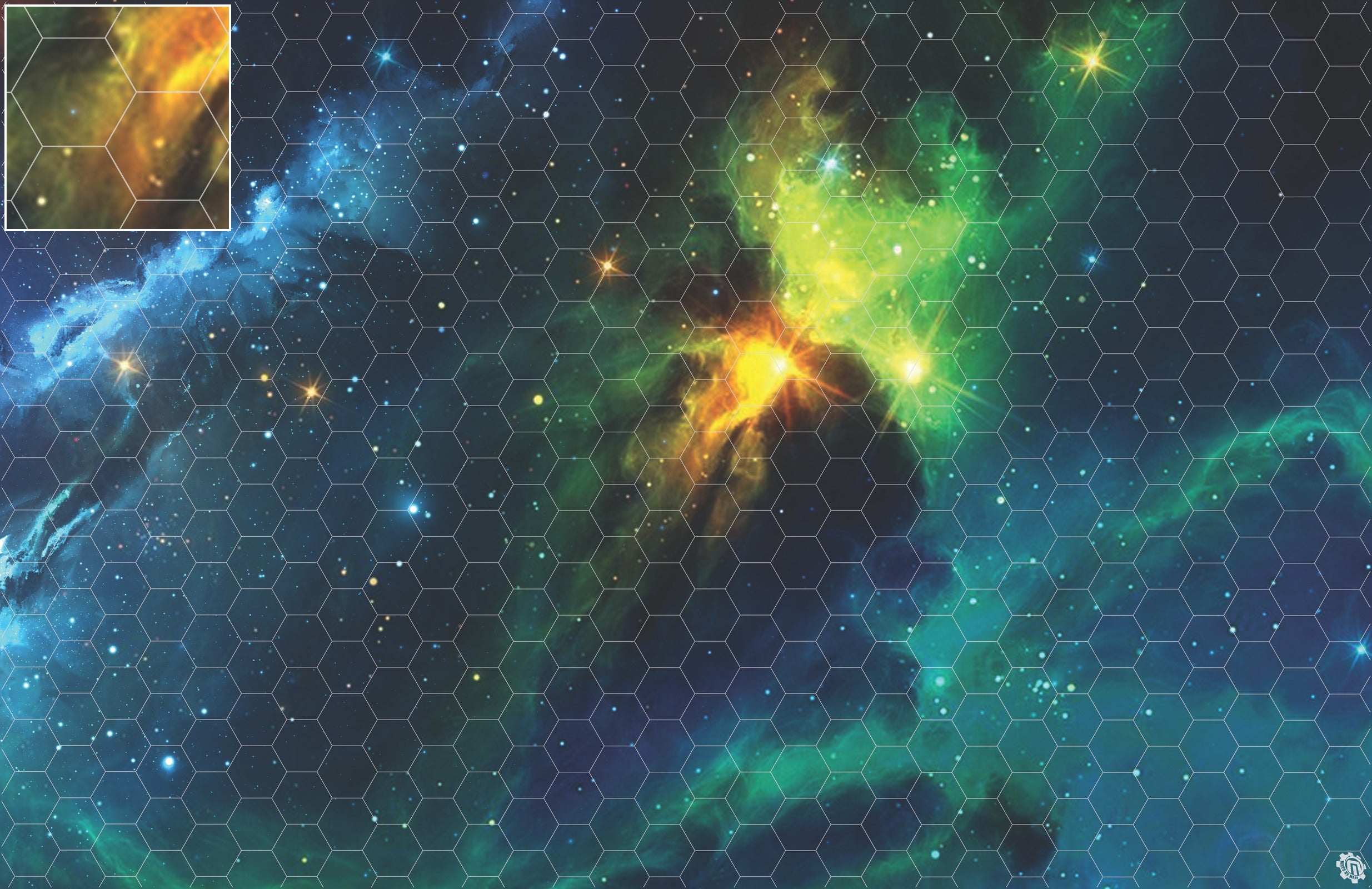 Mats by Mars: Cold Embrace Tabletop Wargaming Space Play Mat