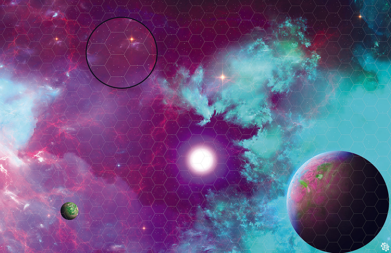 Mats by Mars: Quantum Nemesis Tabletop Wargaming Space Play Mat