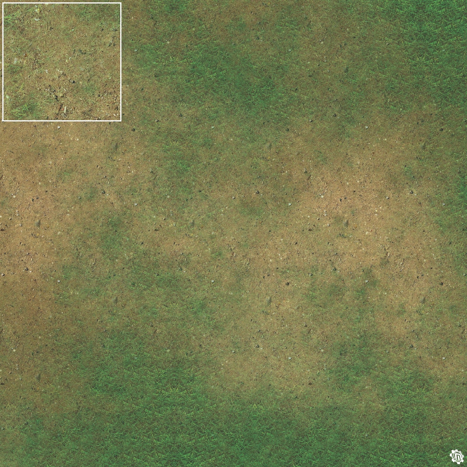 Mats by Mars: Grassy Spring Tabletop Wargaming Play Mat