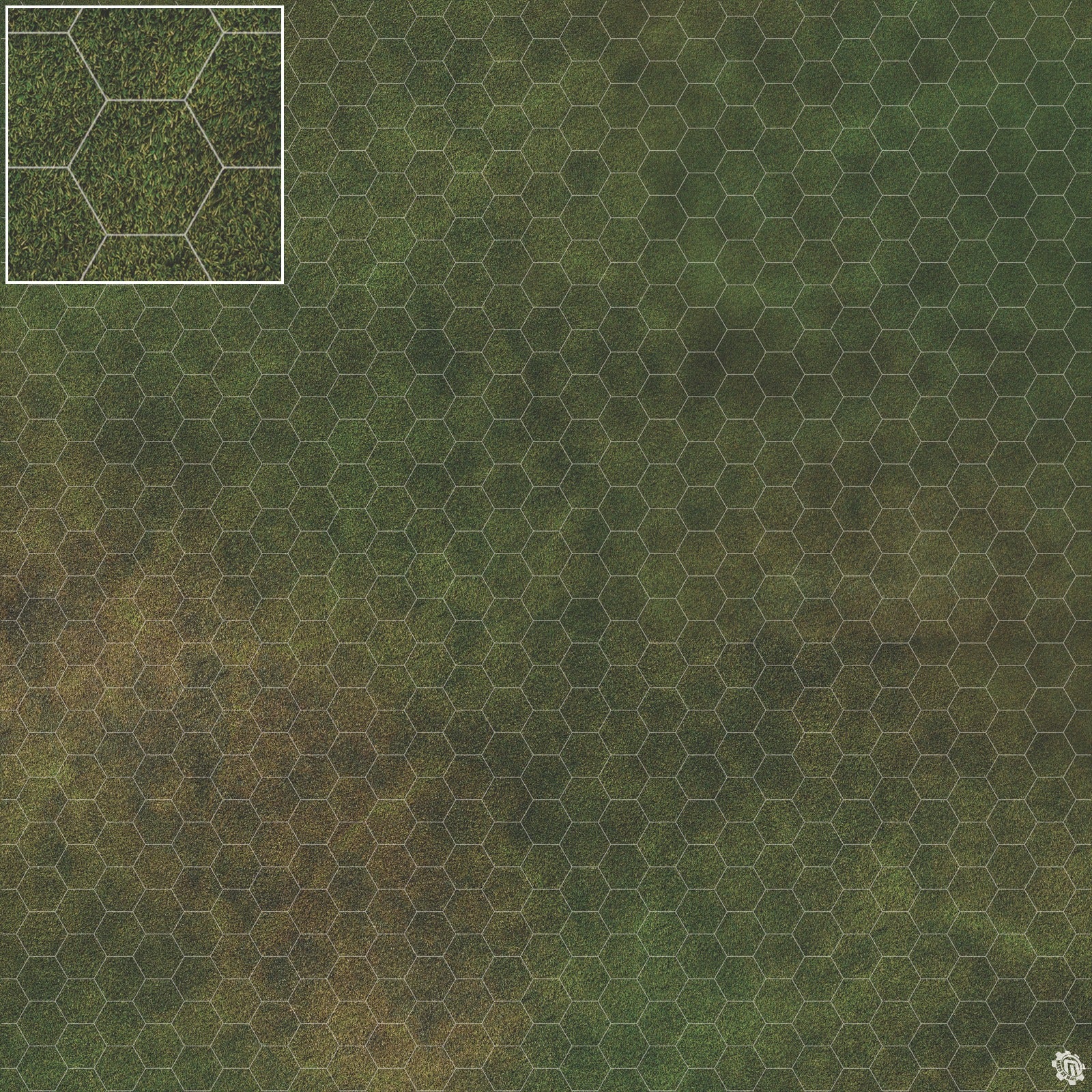 Mats by Mars: Green Meadow Tabletop Wargaming Play Mat