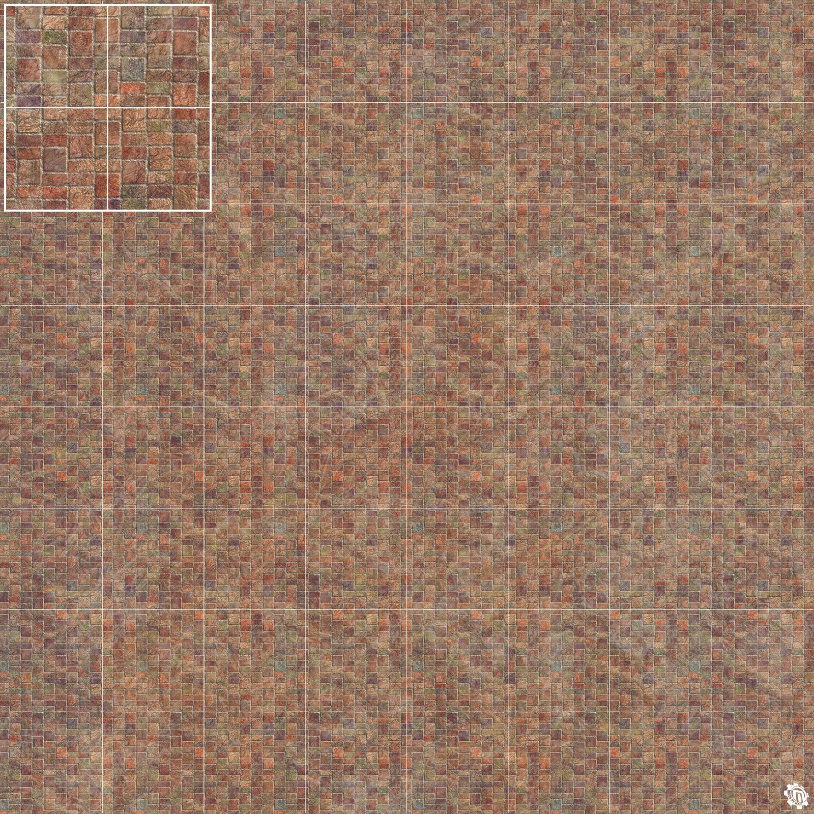 Mats by Mars: Sett in Stone (Red) Tabletop Wargaming Play Mat