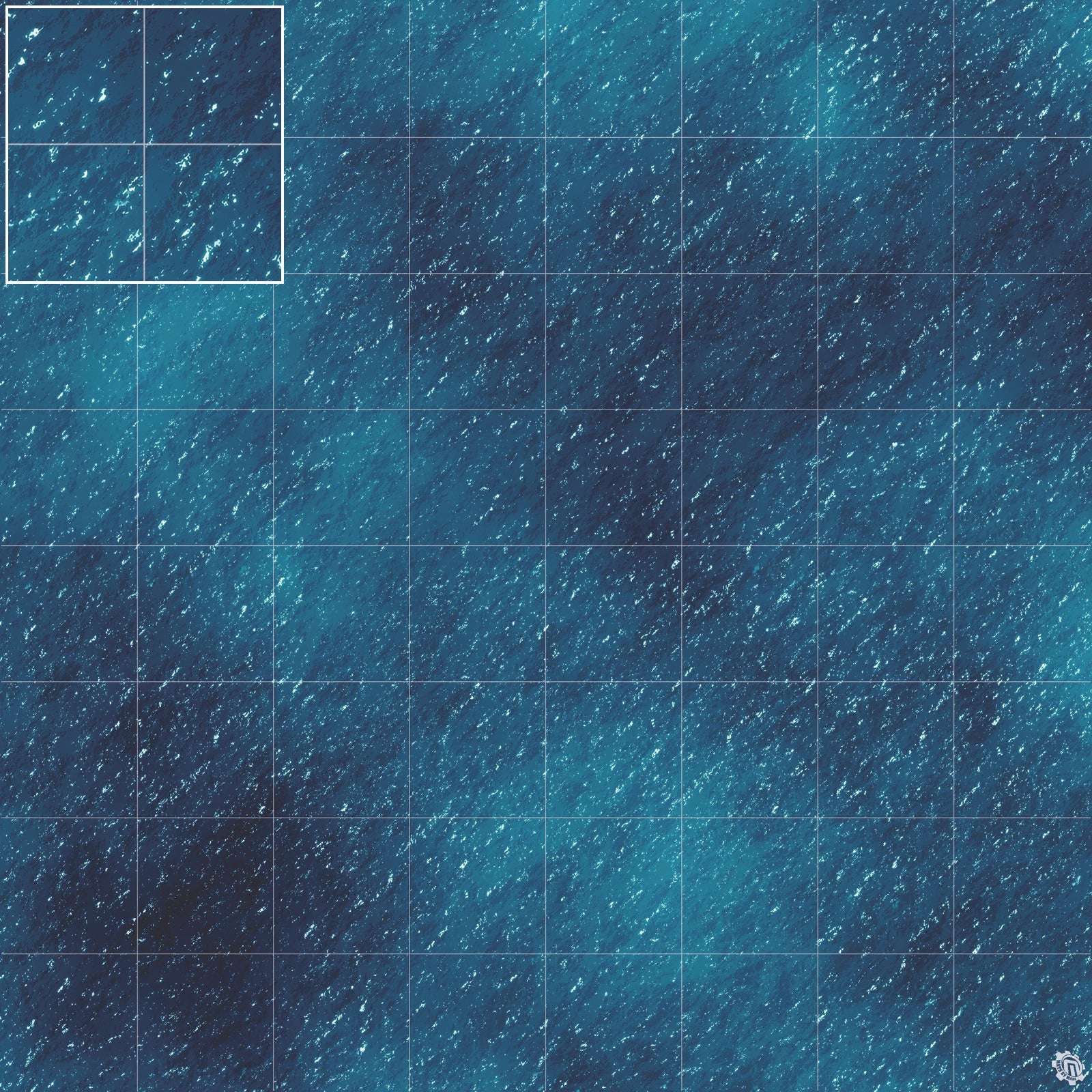 Mats by Mars: Dark Caribbean Tabletop Wargaming Play Mat