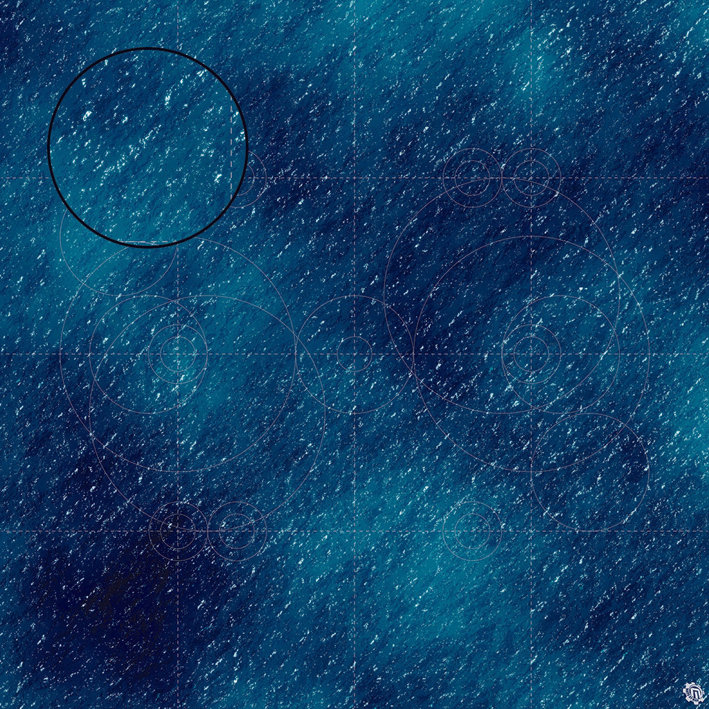 Mats by Mars: Dark Caribbean Tabletop Wargaming Play Mat