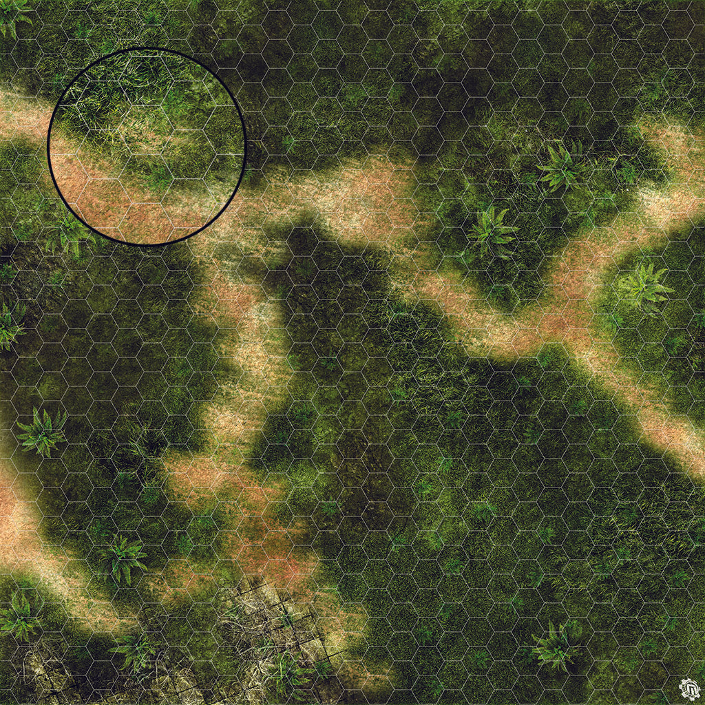 Mats by Mars: Island Path Tabletop Wargaming Play Mat