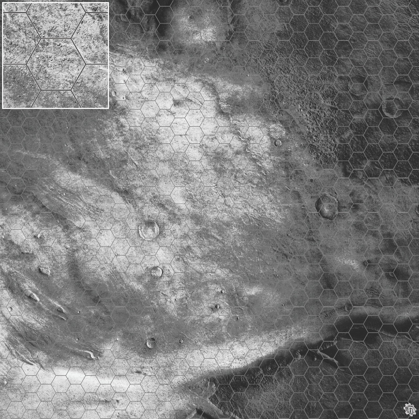 Mats by Mars: Moon Landing Tabletop Wargaming Play Mat