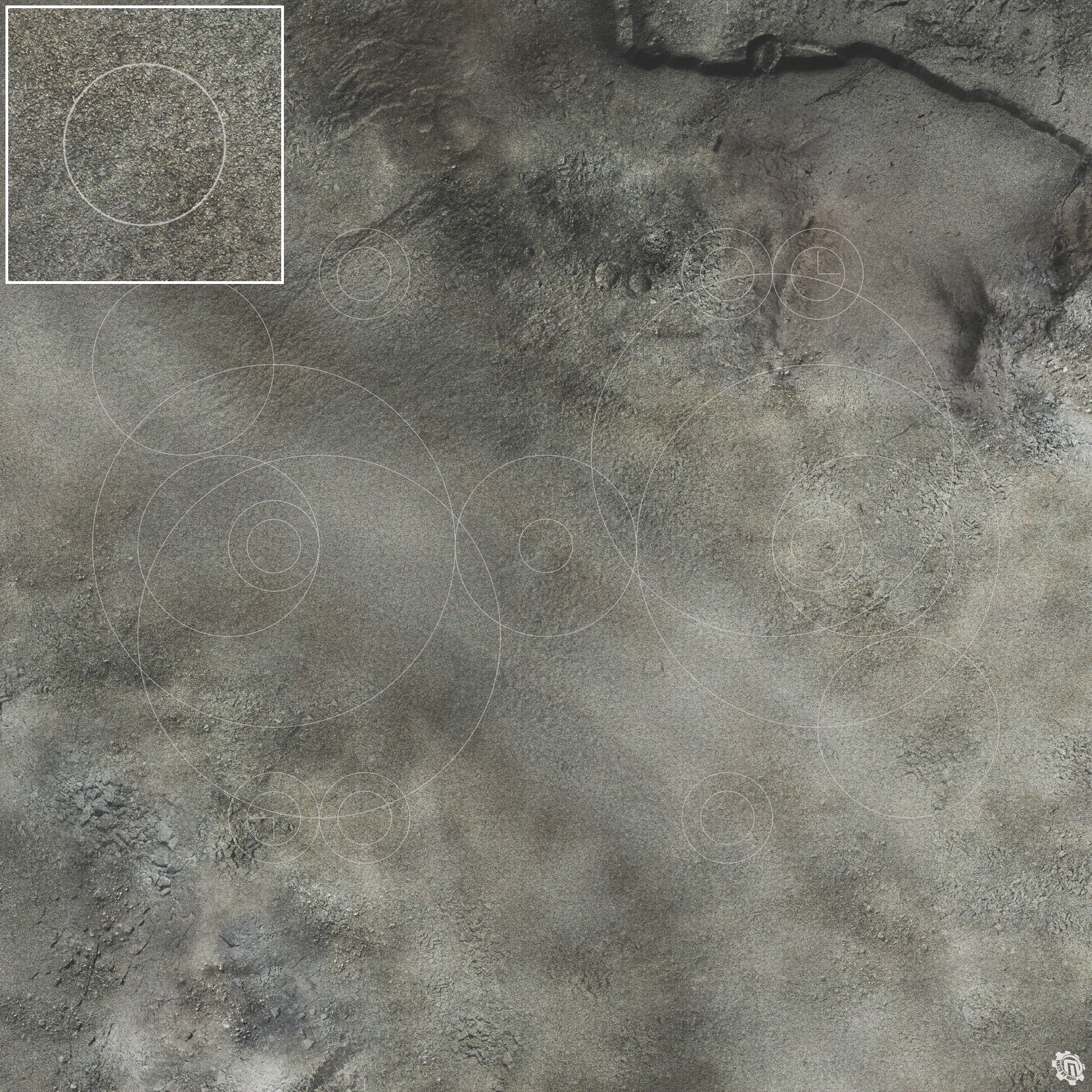 Mats by Mars: Ashen Wastes Tabletop Wargaming Play Mat
