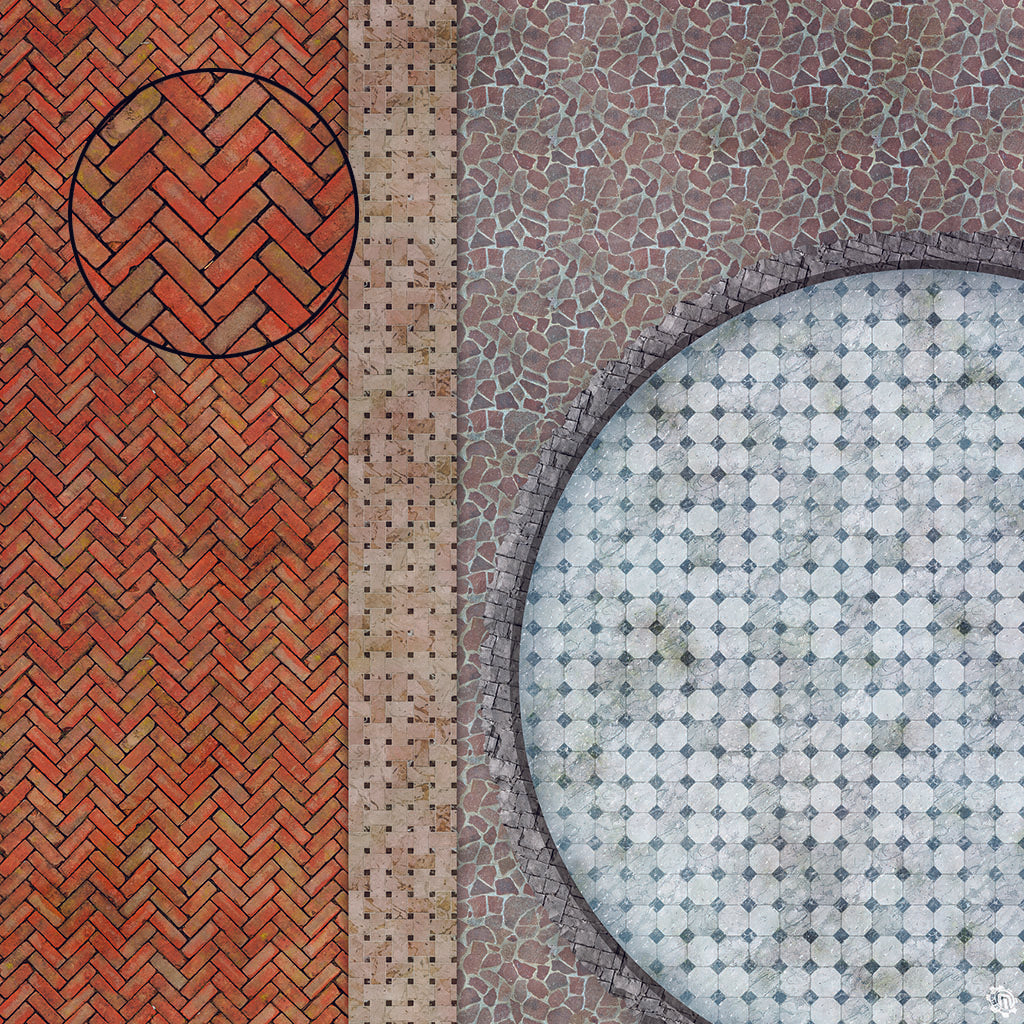 Mats by Mars: Piazza Tabletop Wargaming Play Mat