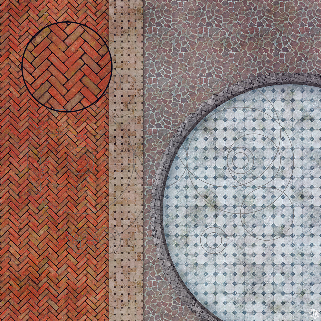 Mats by Mars: Piazza Tabletop Wargaming Play Mat