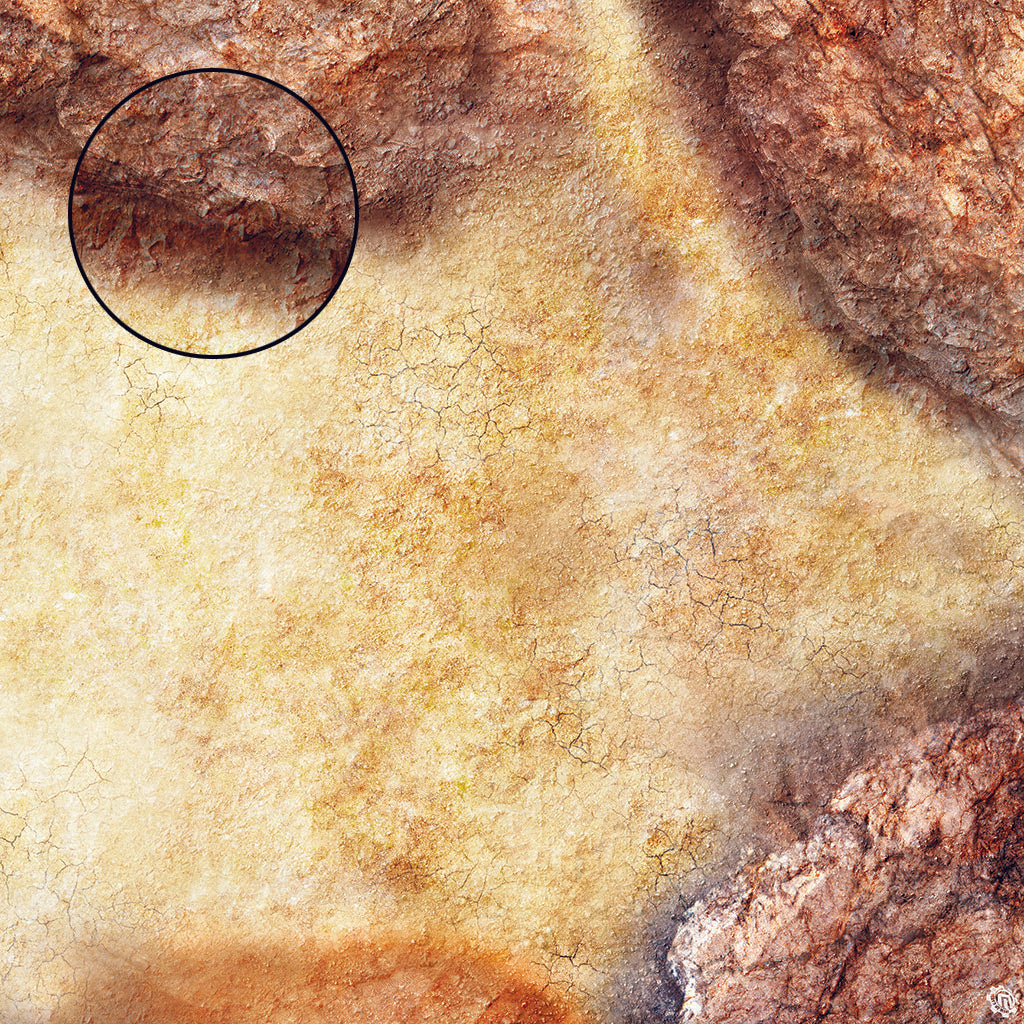 Mats by Mars: Desert Canyon Tabletop Wargaming Play Mat