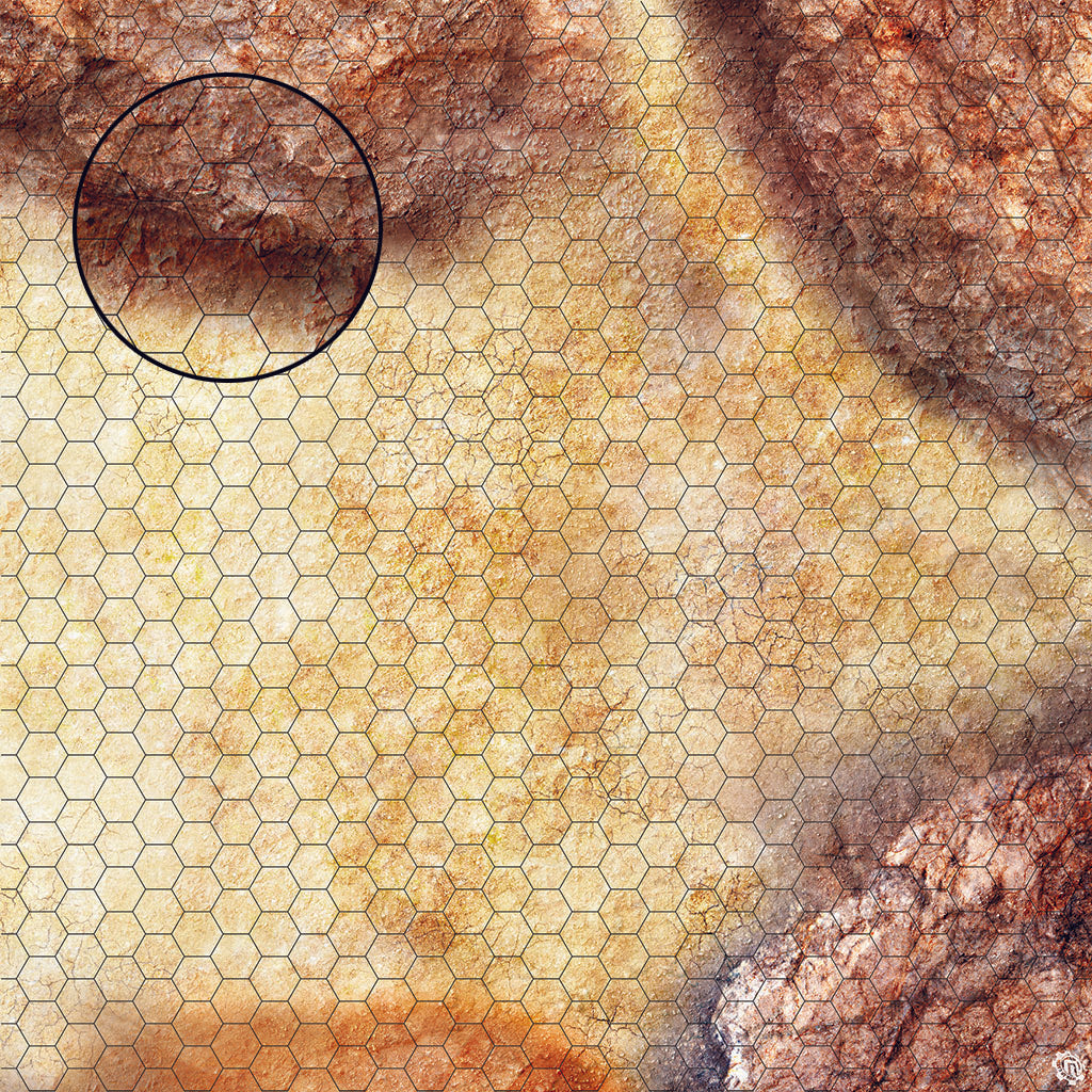 Mats by Mars: Desert Canyon Tabletop Wargaming Play Mat