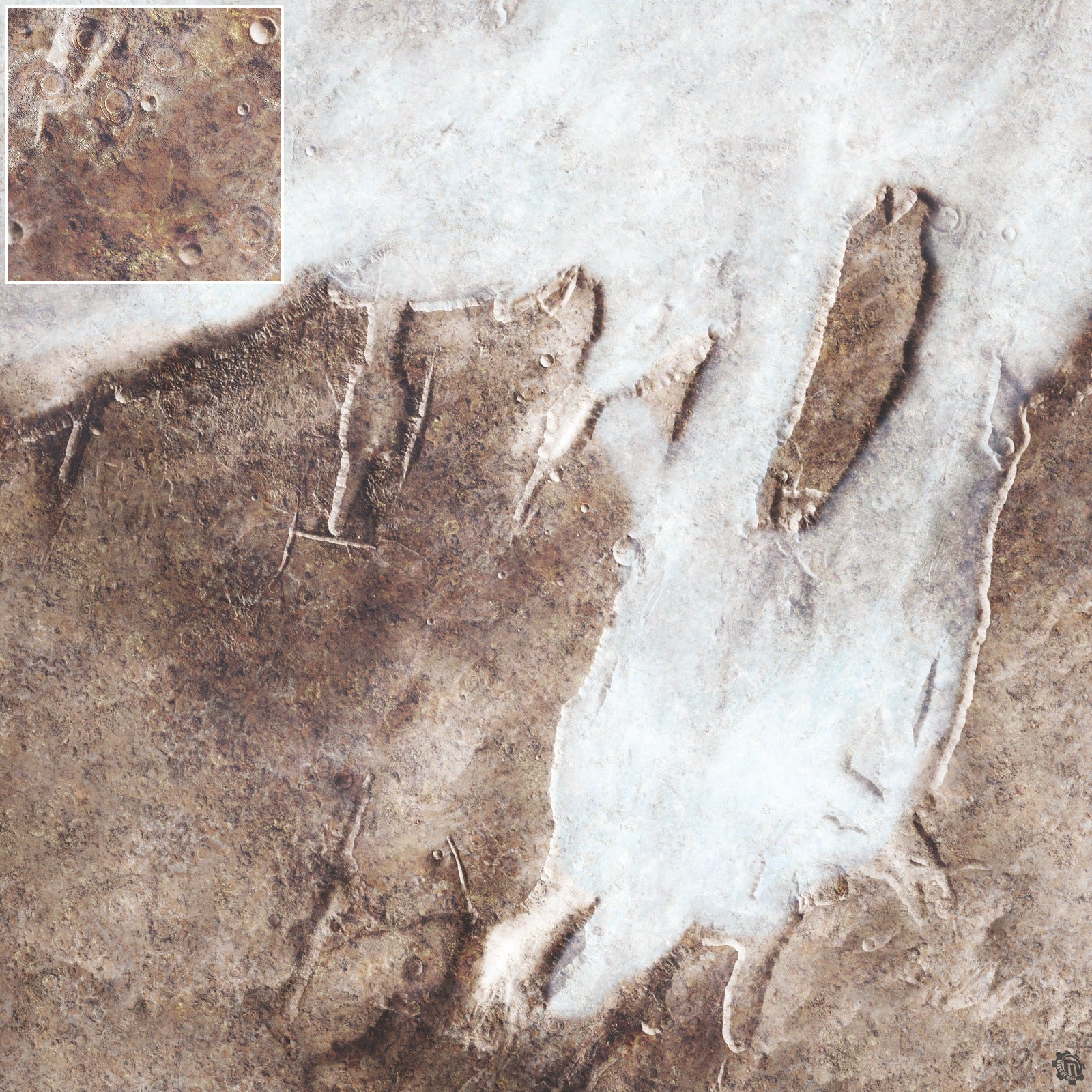 Mats by Mars: Bleached Bone Gulch Tabletop Wargaming Play Mat