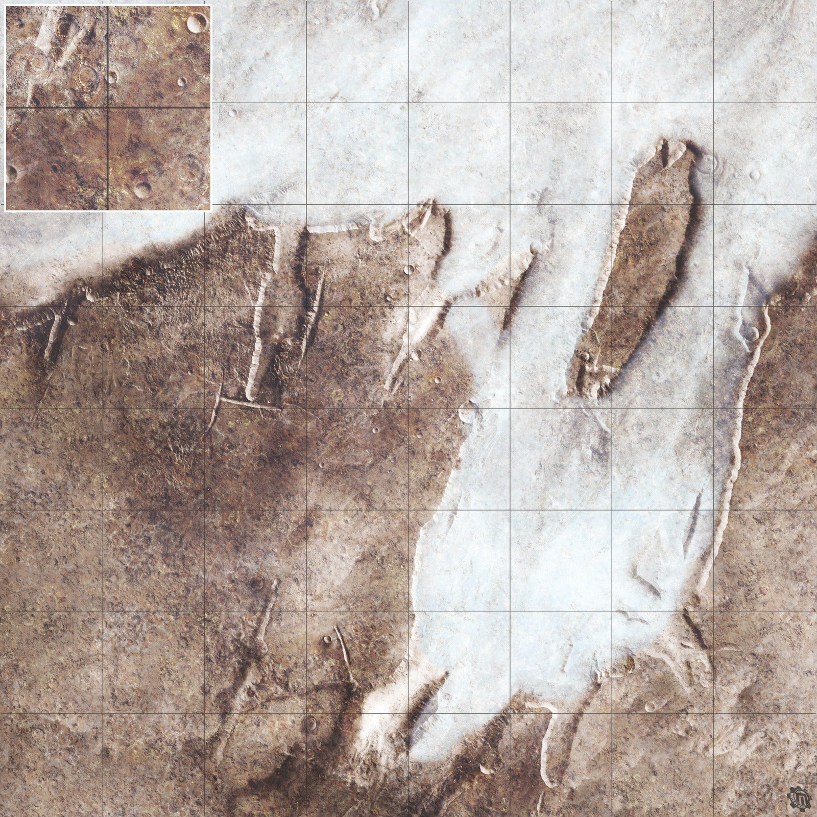 Mats by Mars: Bleached Bone Gulch Tabletop Wargaming Play Mat