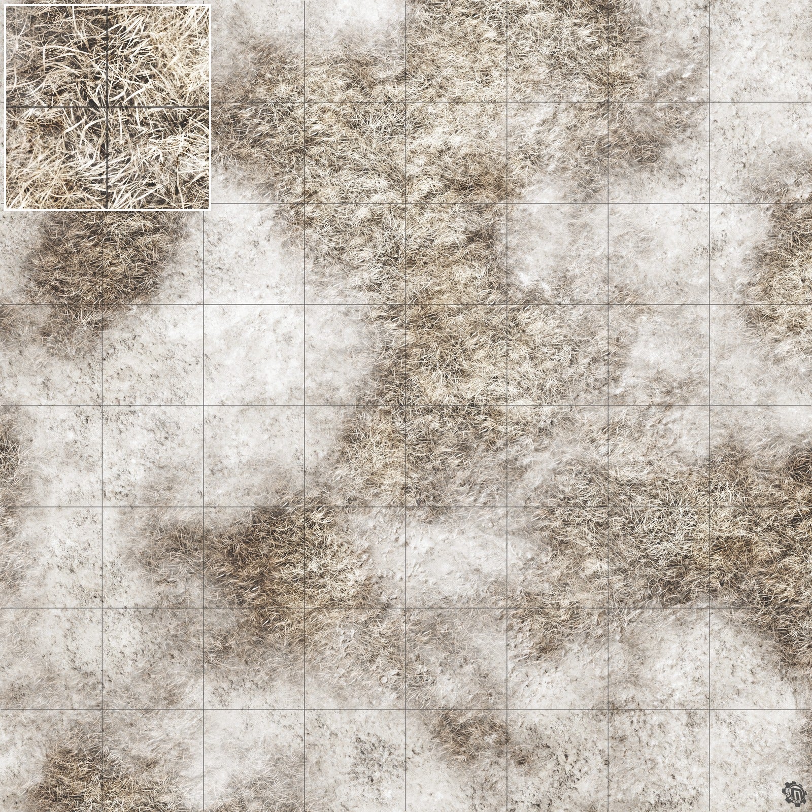 Mats by Mars: Sagebrush Steppes Tabletop Wargaming Play Mat