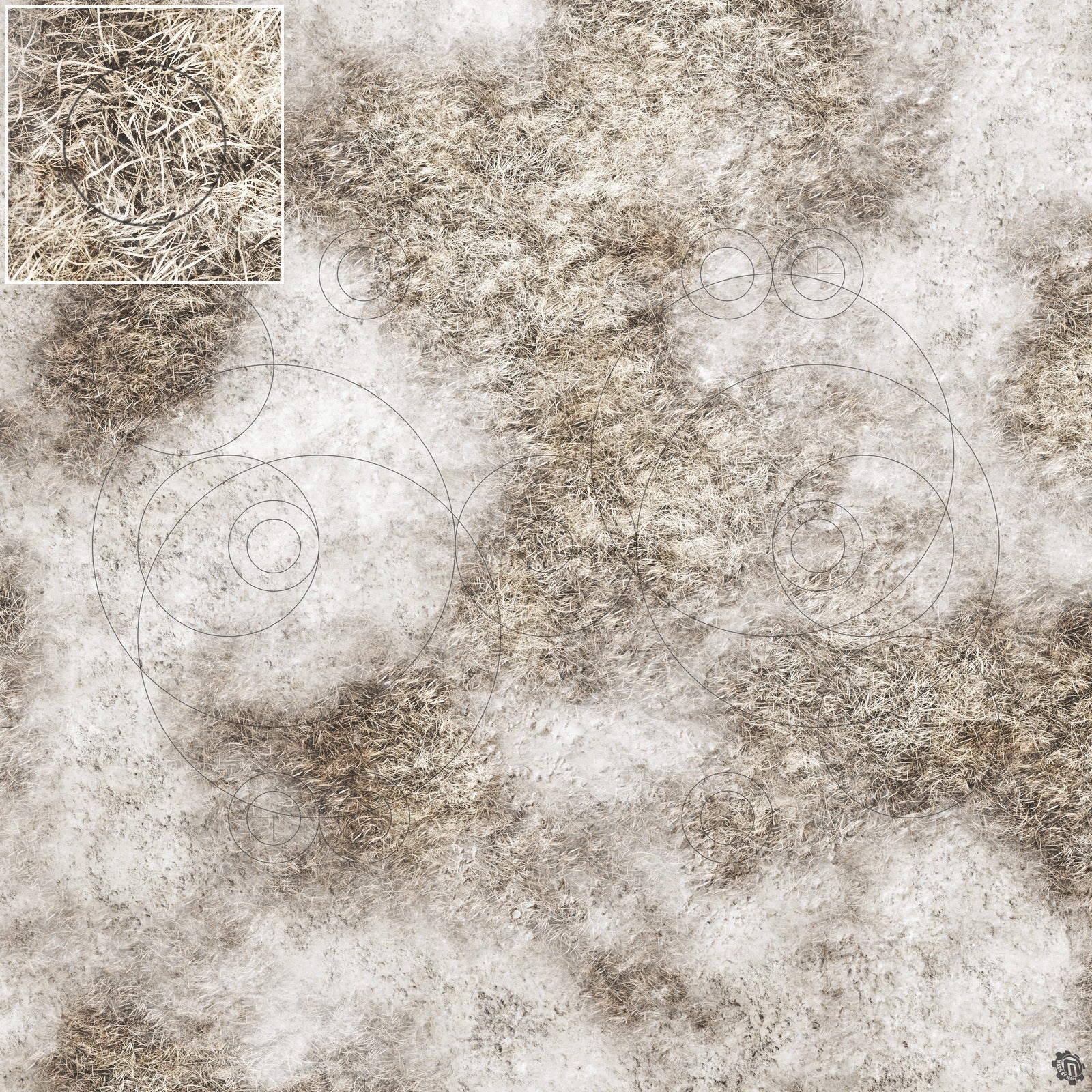 Mats by Mars: Sagebrush Steppes Tabletop Wargaming Play Mat
