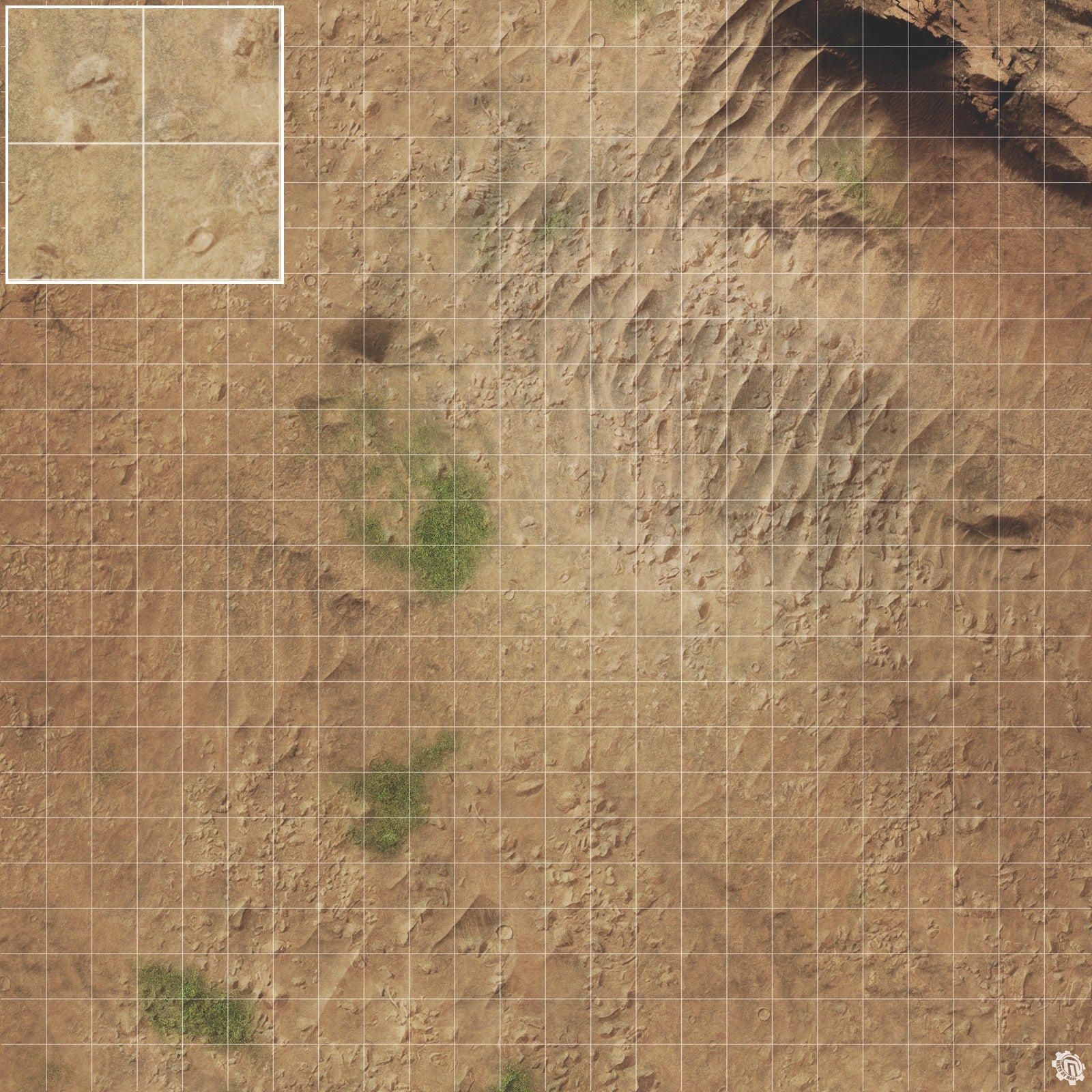 Mats by Mars: Blistering Expanse Wargaming Play Mat