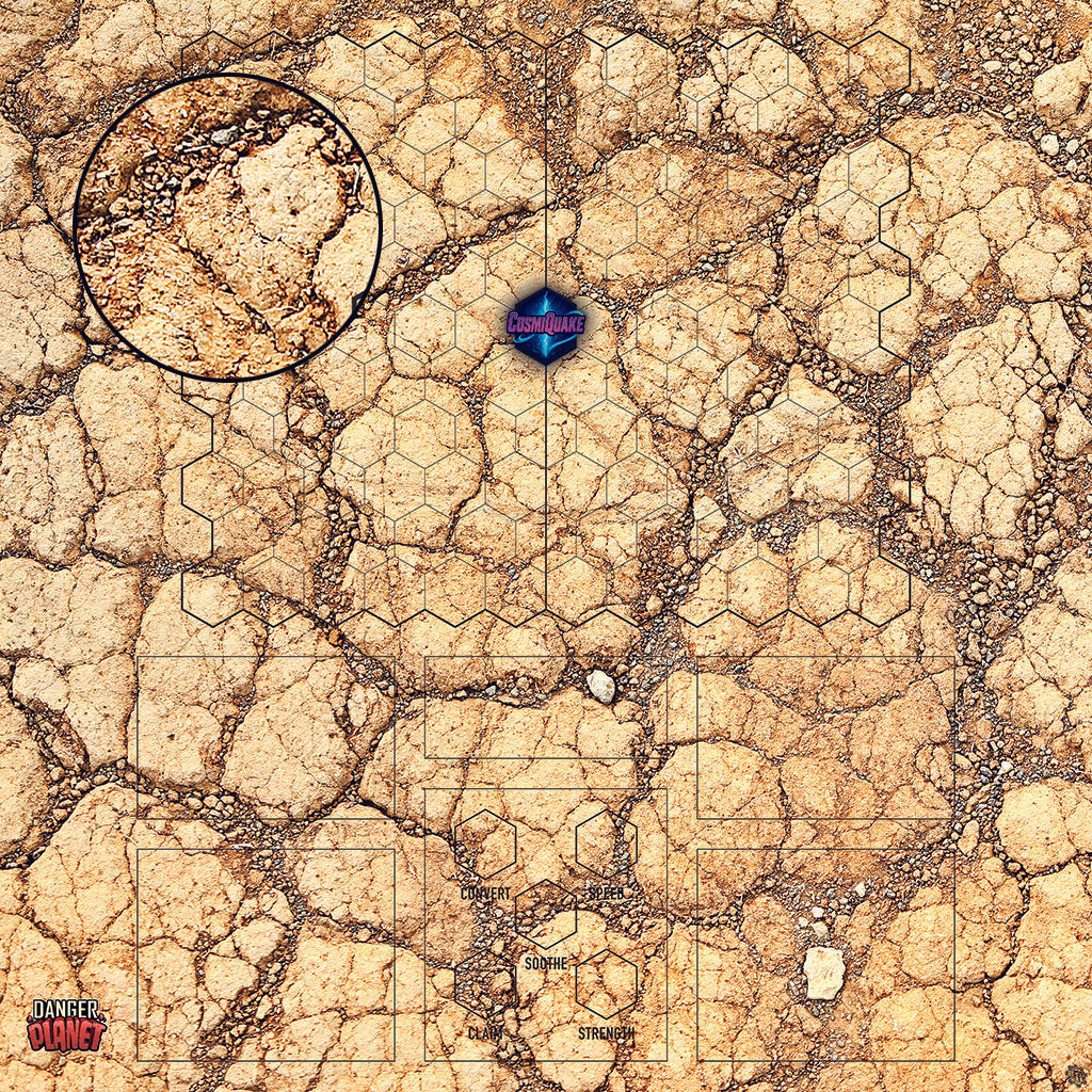 Danger Planet's CosmiQuake Play Mat by Mats by Mars