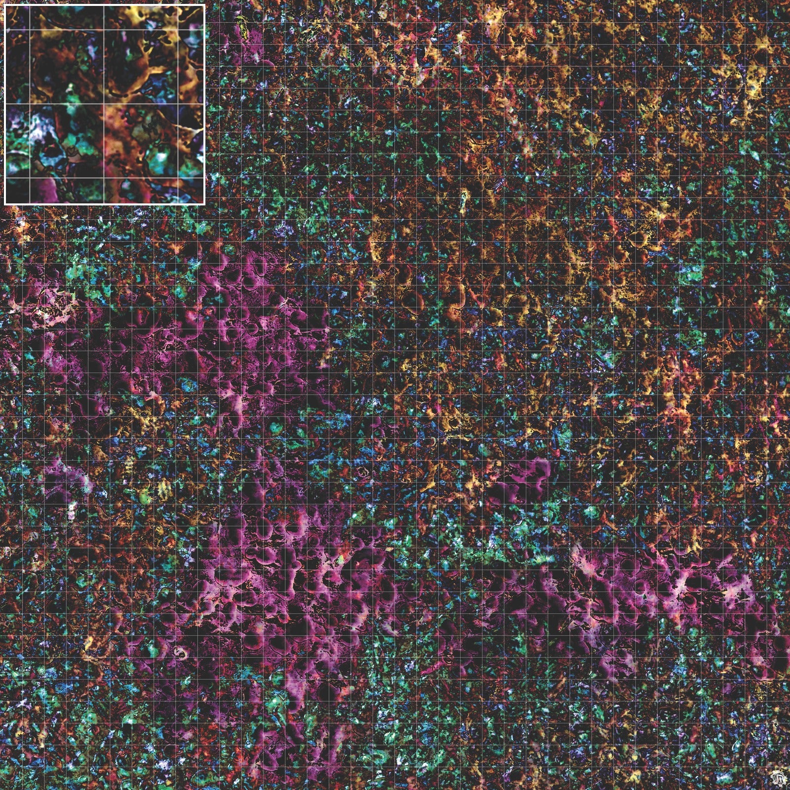 Mats by Mars: Mushroom Forest Tabletop Wargaming Play Mat