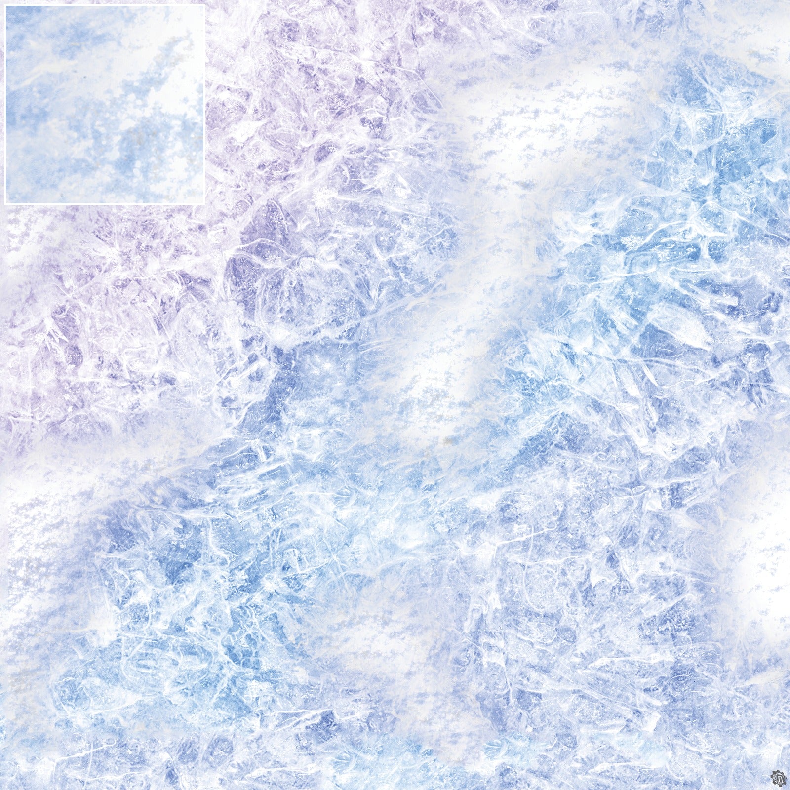 Mats by Mars: Frozen Lake Tabletop Wargaming Play Mat
