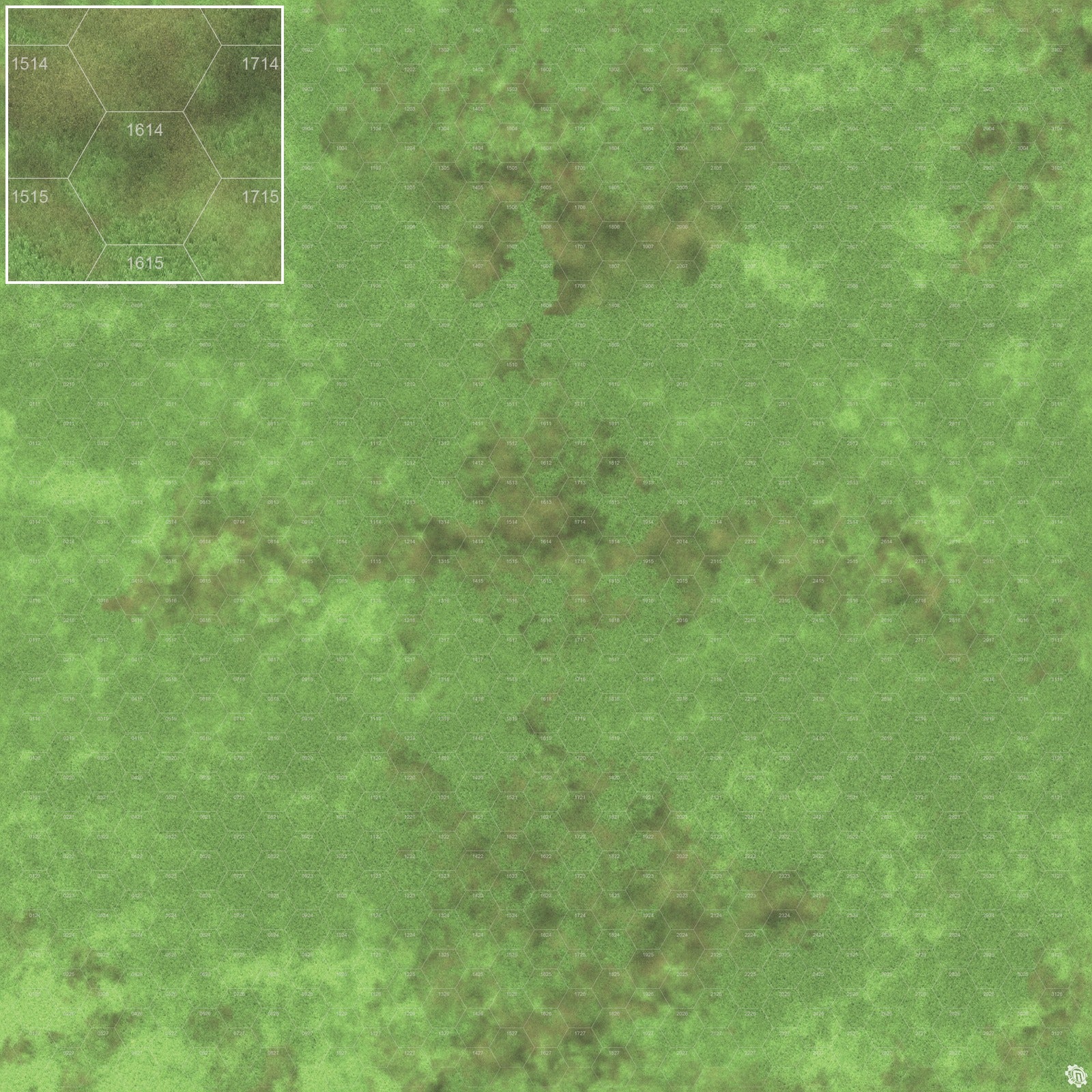 Mats by Mars: Verdant Fields Tabletop Wargaming Play Mat