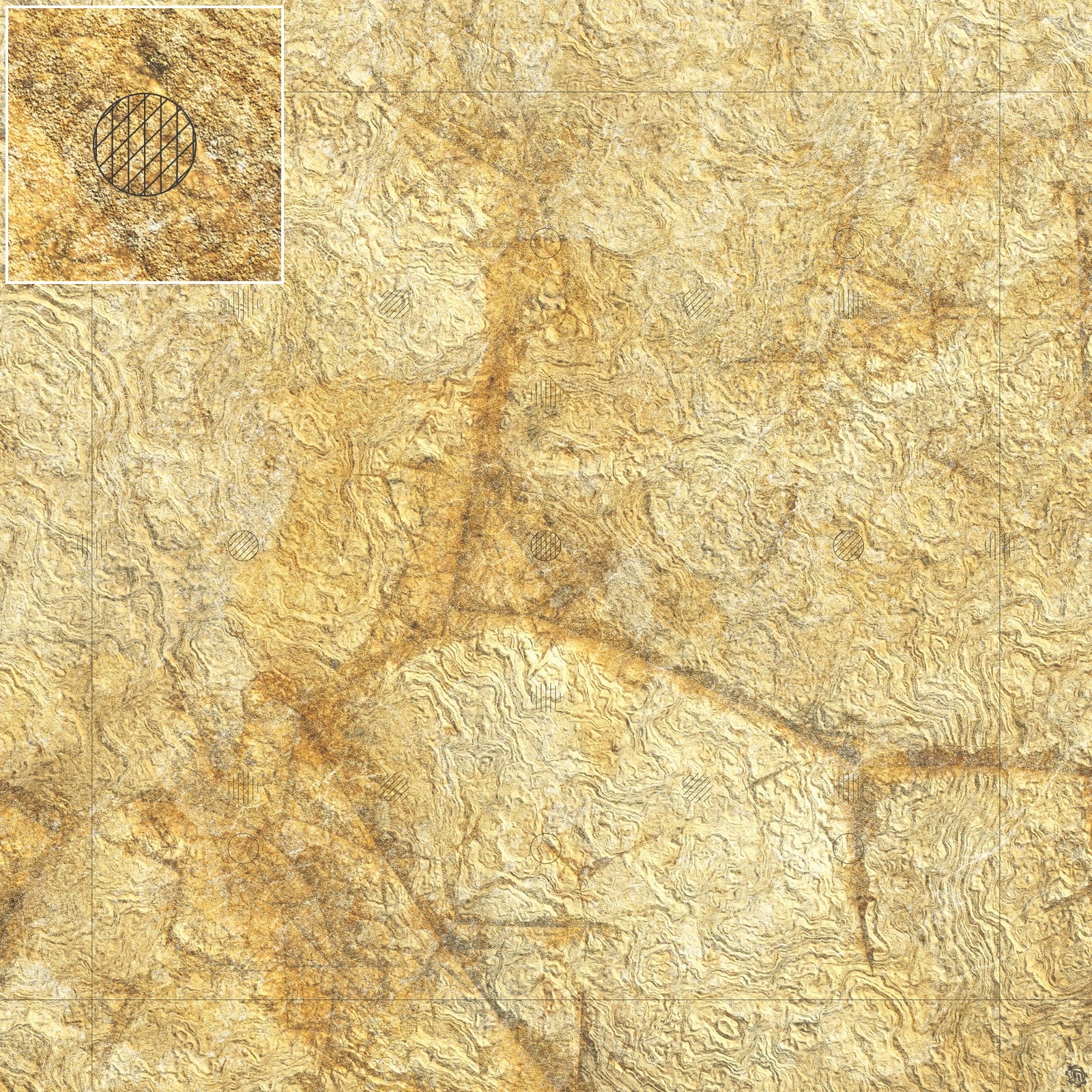 Mats by Mars: Parched Earth Tabletop Wargaming Play Mat