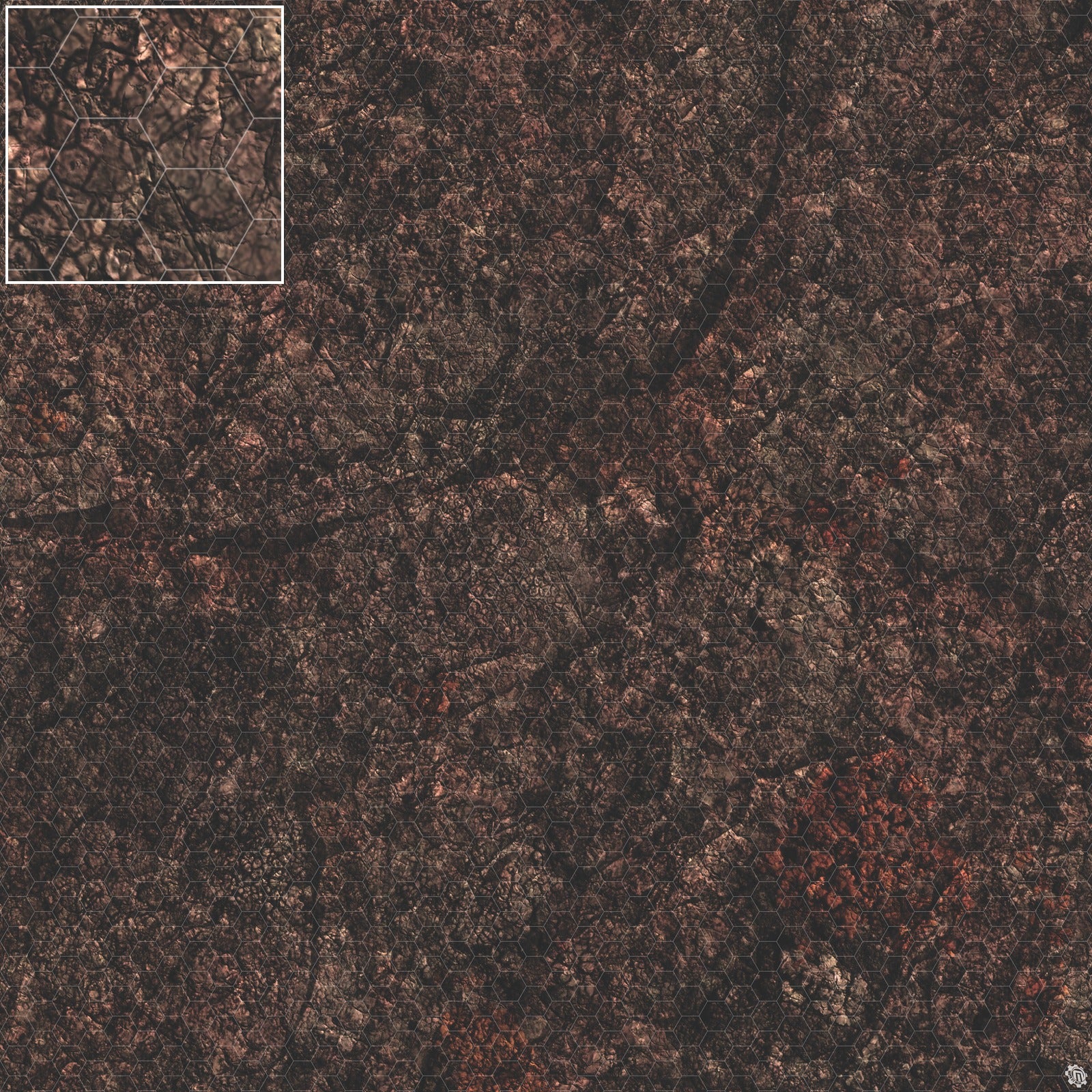 Mats by Mars: Shattered Soil Tabletop Wargaming Play Mat
