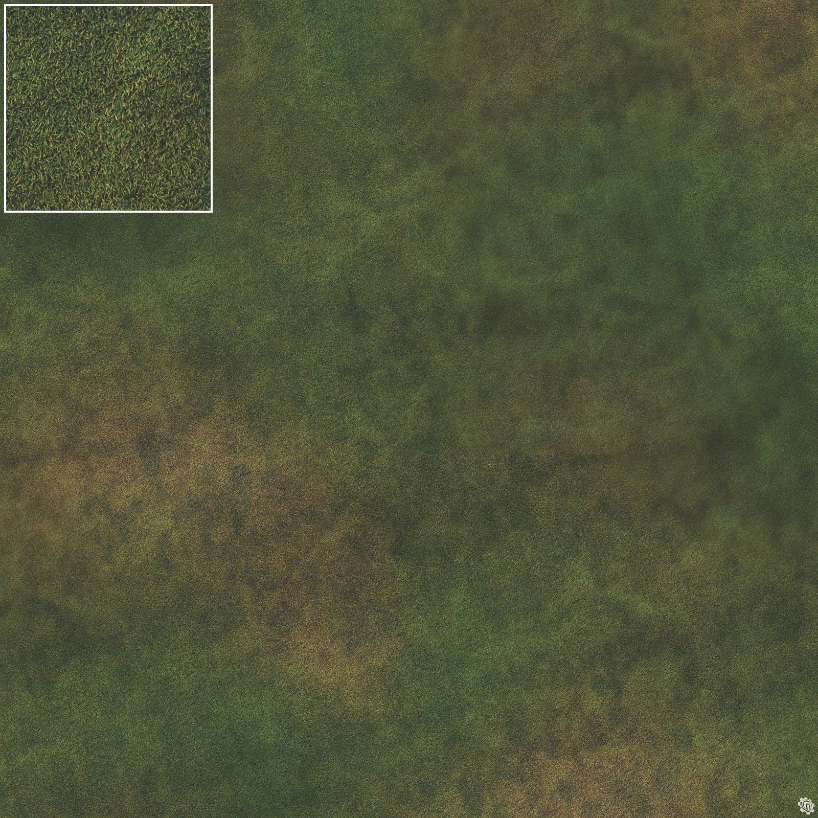 Mats by Mars: Green Meadow Tabletop Wargaming Play Mat