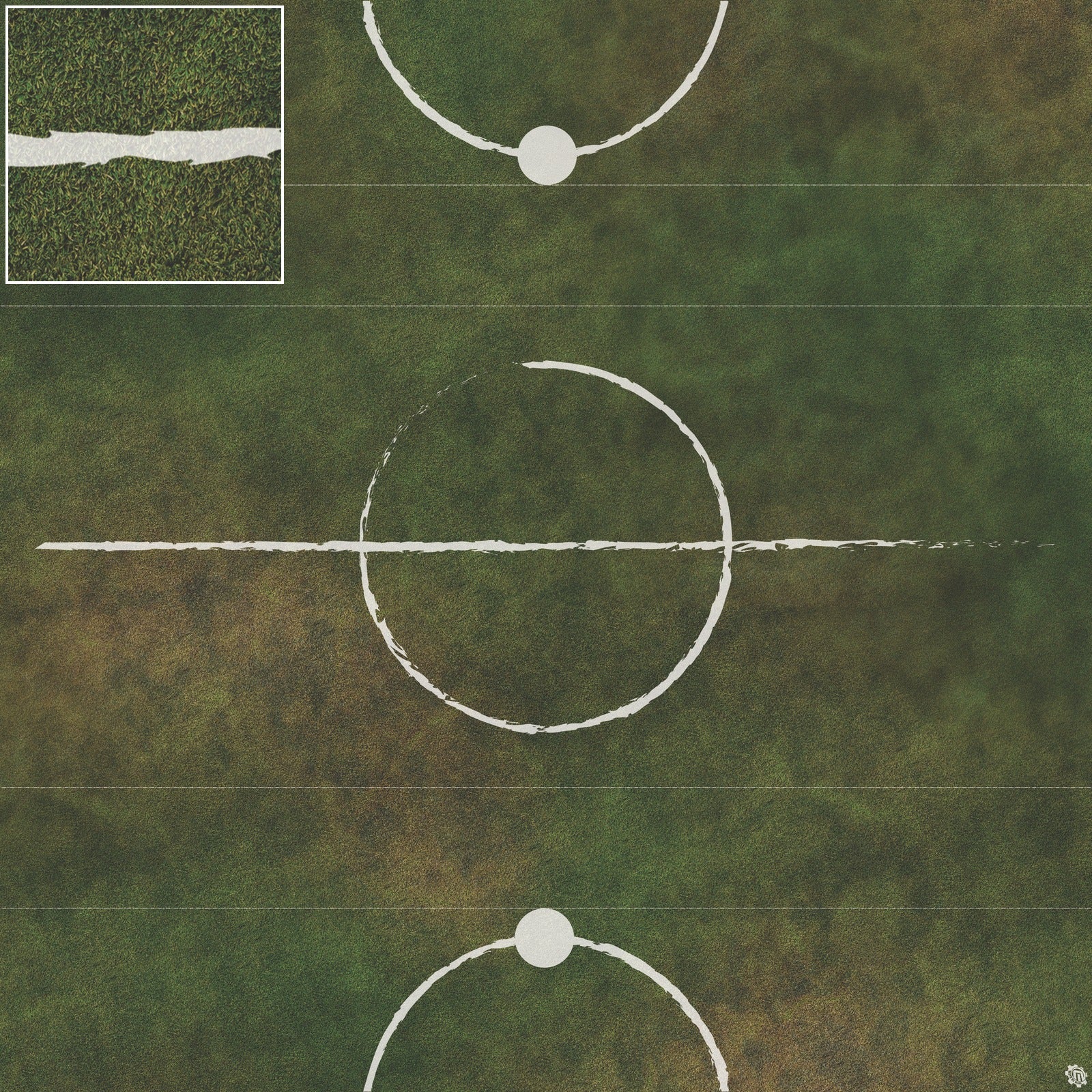 Mats by Mars: Green Meadow Tabletop Wargaming Play Mat