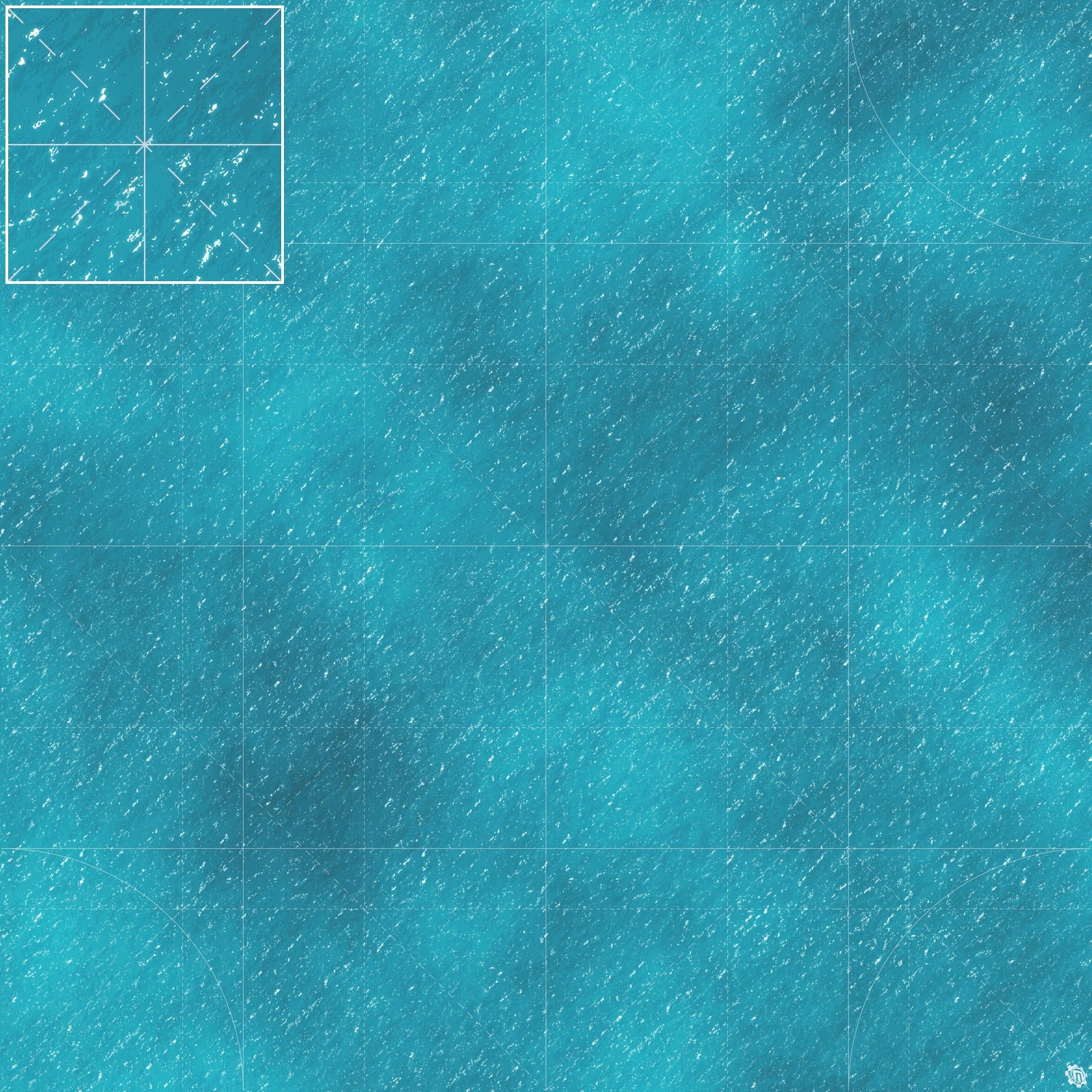 Mats by Mars: Sunny Caribbean Tabletop Wargaming Play Mat