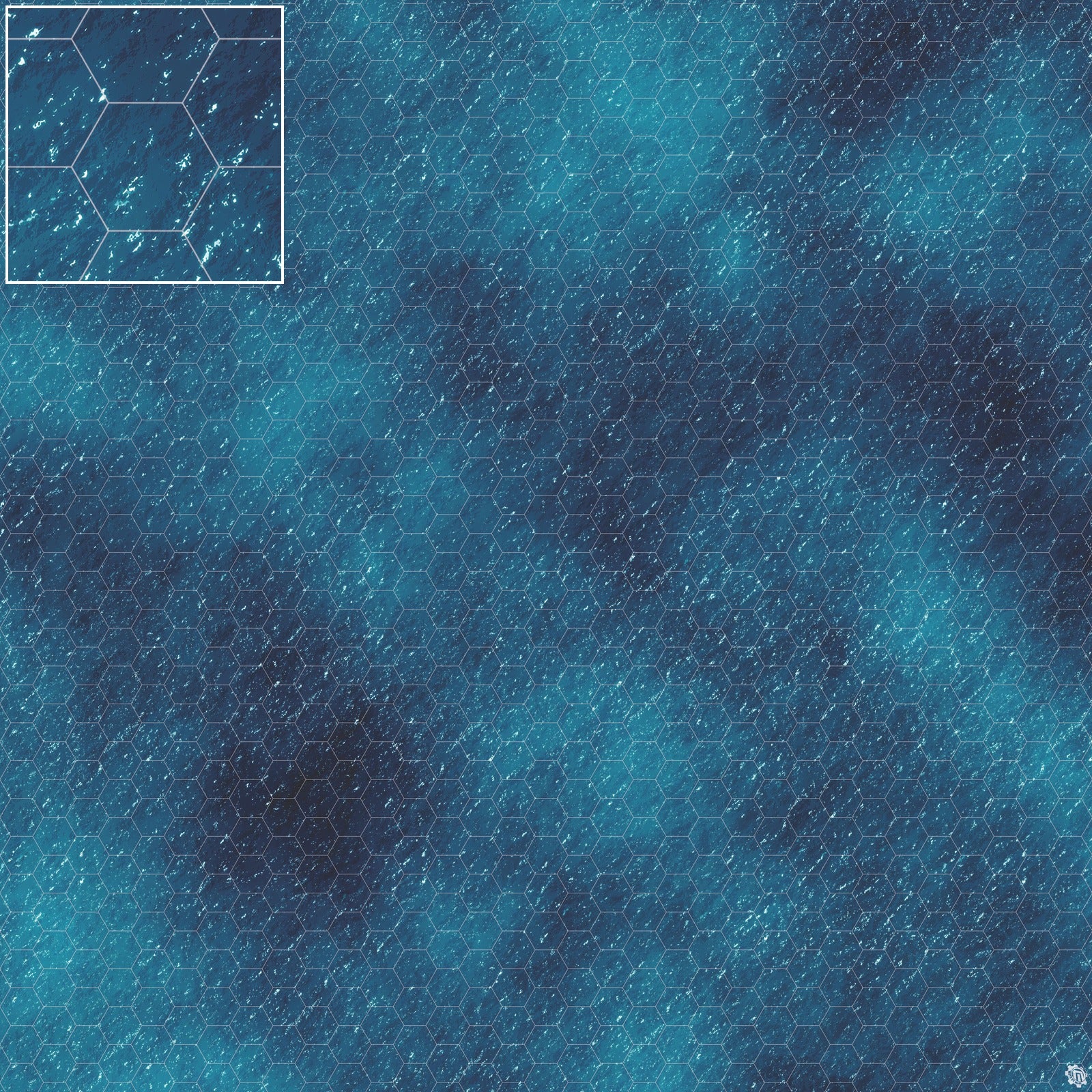 Mats by Mars: Dark Caribbean Tabletop Wargaming Play Mat