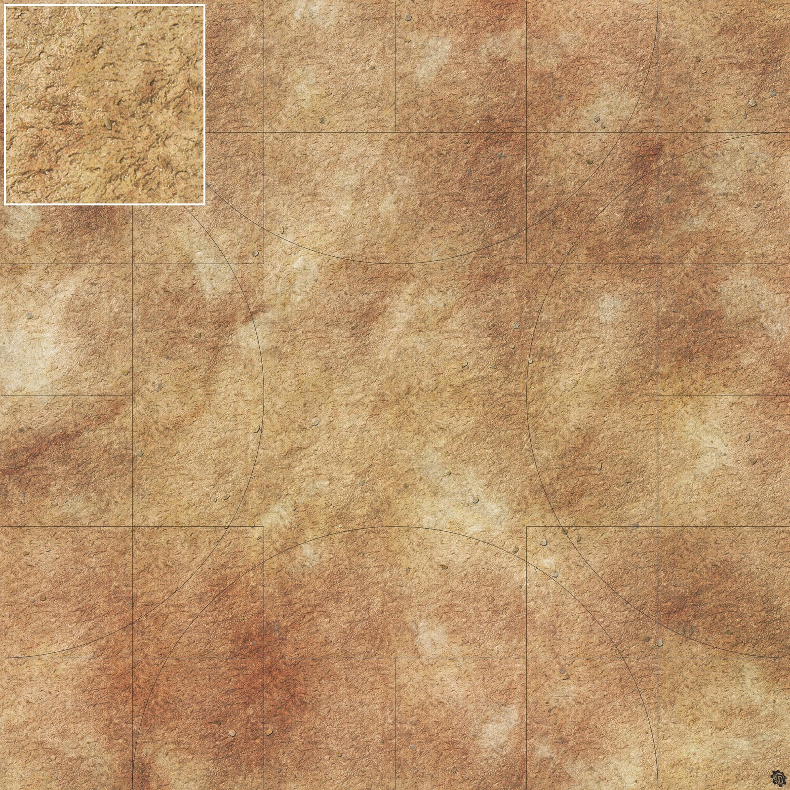 Mats by Mars: Swallowing Sand Tabletop Wargaming Play Mat
