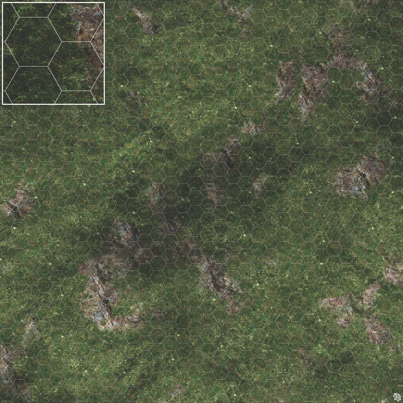 Mats by Mars: Green Hills Tabletop Wargaming Play Mat