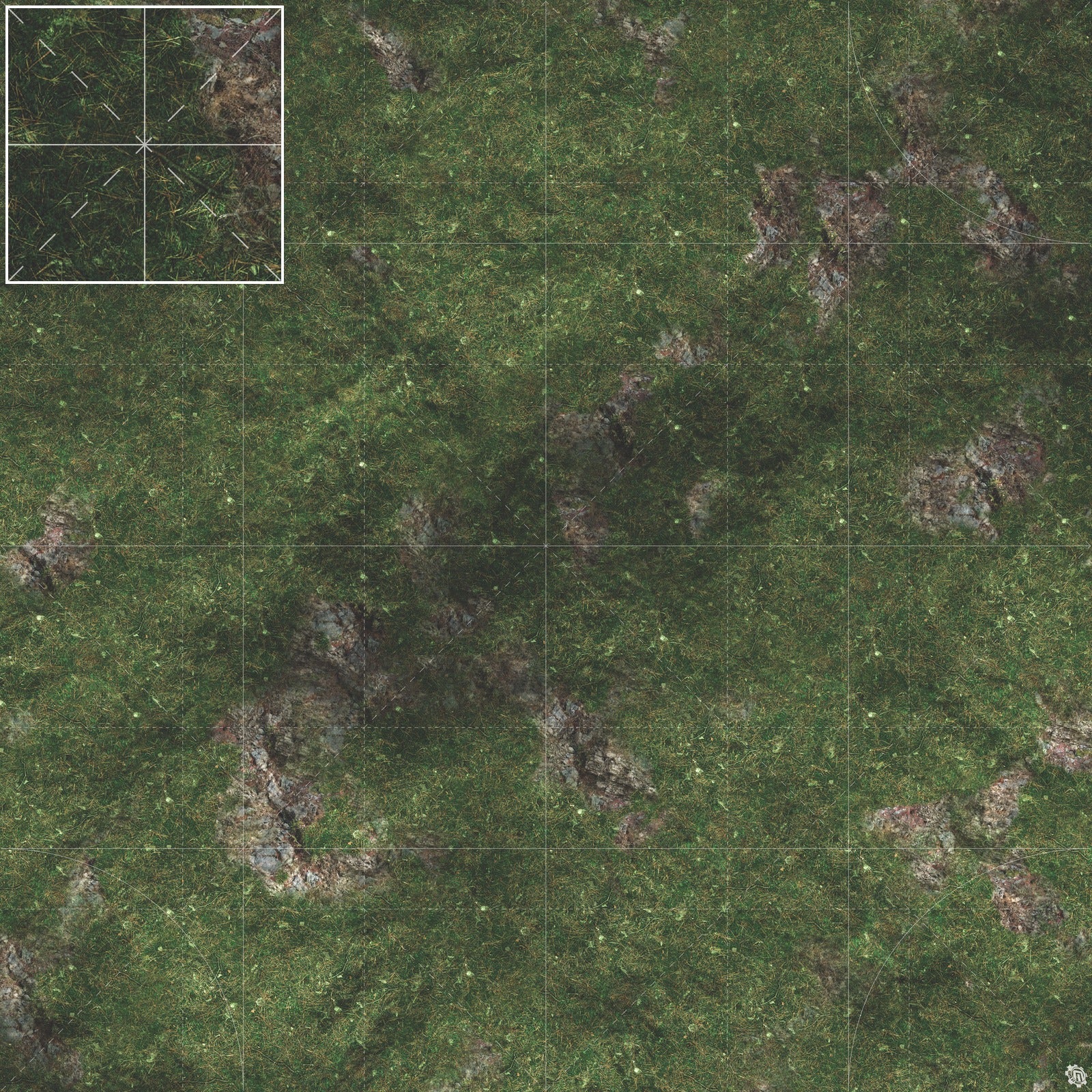Mats by Mars: Green Hills Tabletop Wargaming Play Mat