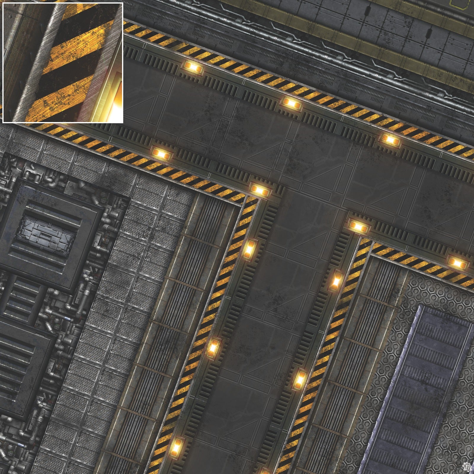 Mats by Mars: Factory Floor Tabletop Wargaming Play Mat