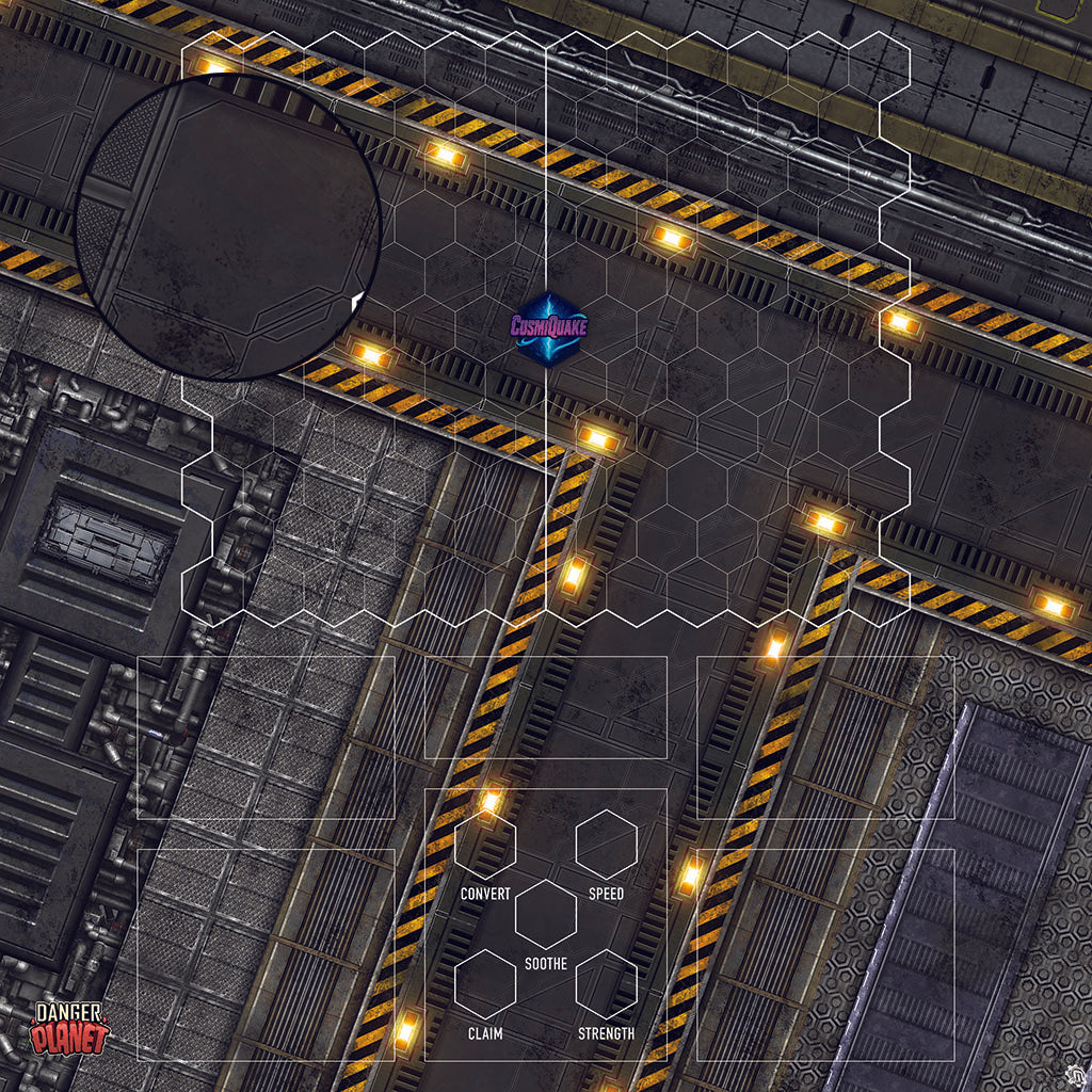 Danger Planet's CosmiQuake Play Mat by Mats by Mars