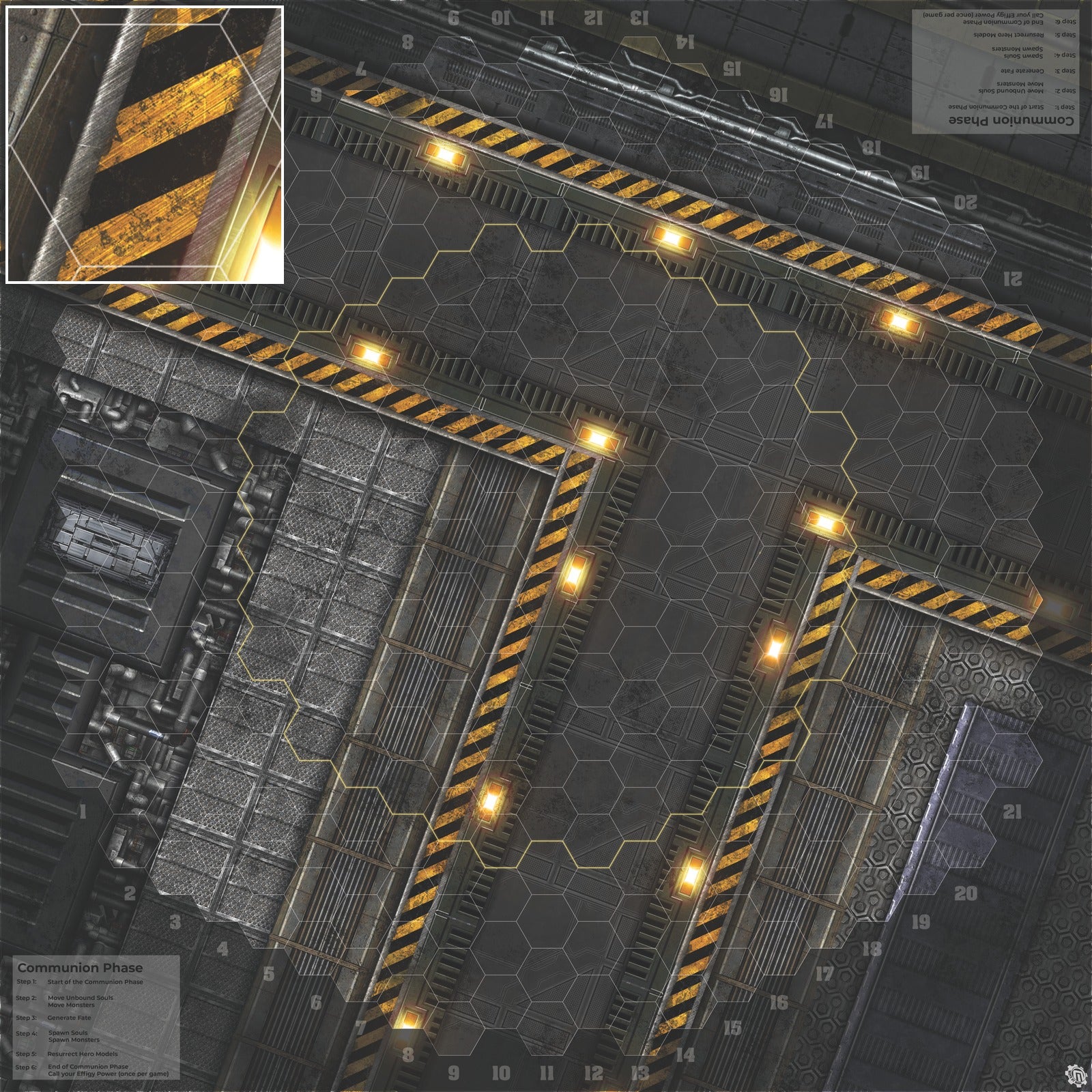 Mats by Mars: Factory Floor Tabletop Wargaming Play Mat