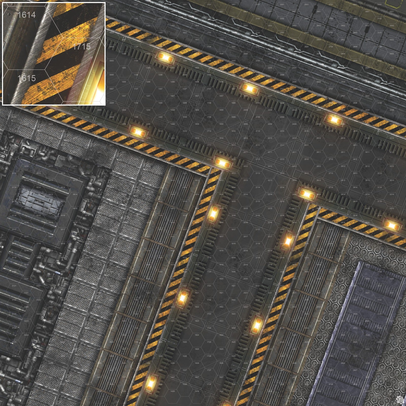 Mats by Mars: Factory Floor Tabletop Wargaming Play Mat