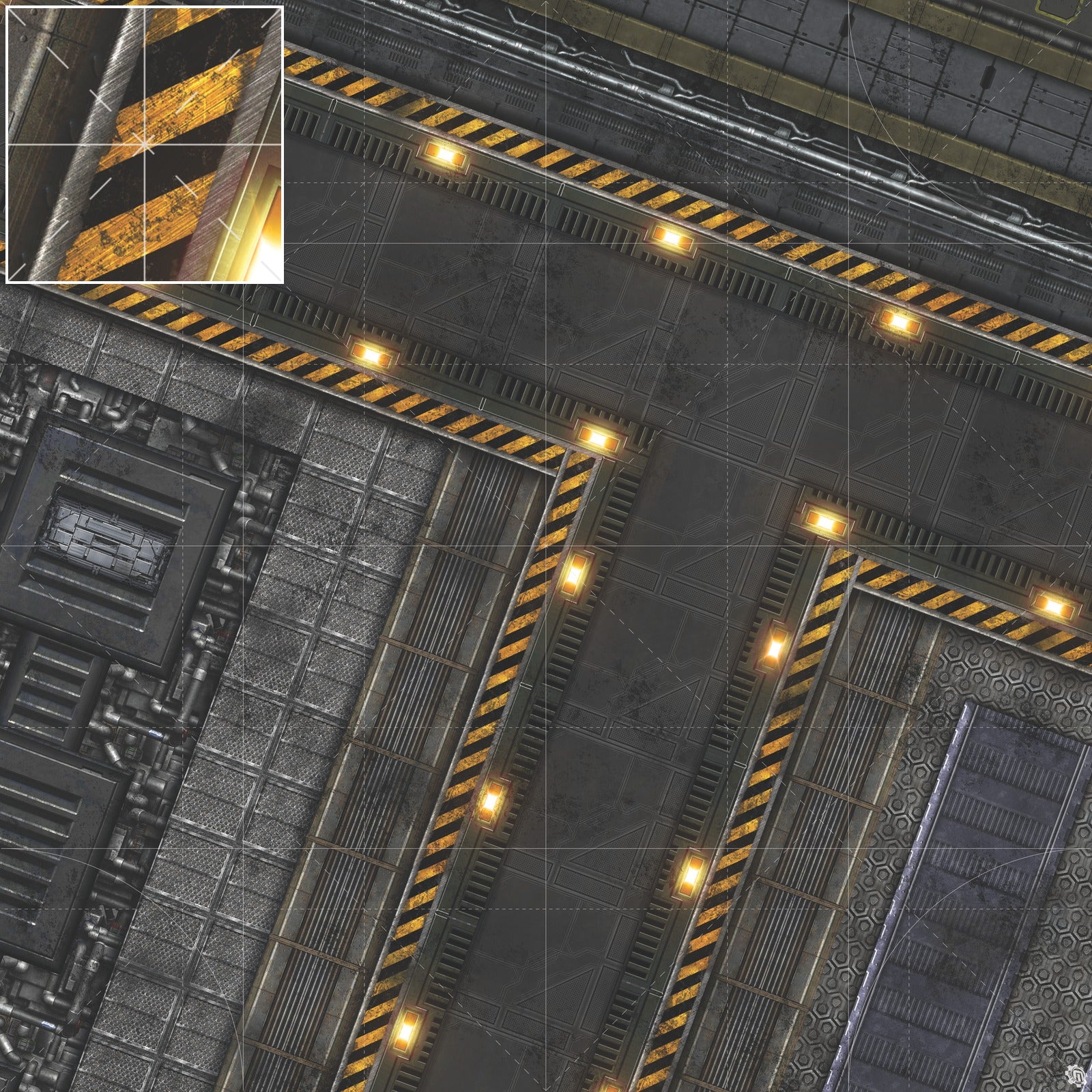 Mats by Mars: Factory Floor Tabletop Wargaming Play Mat