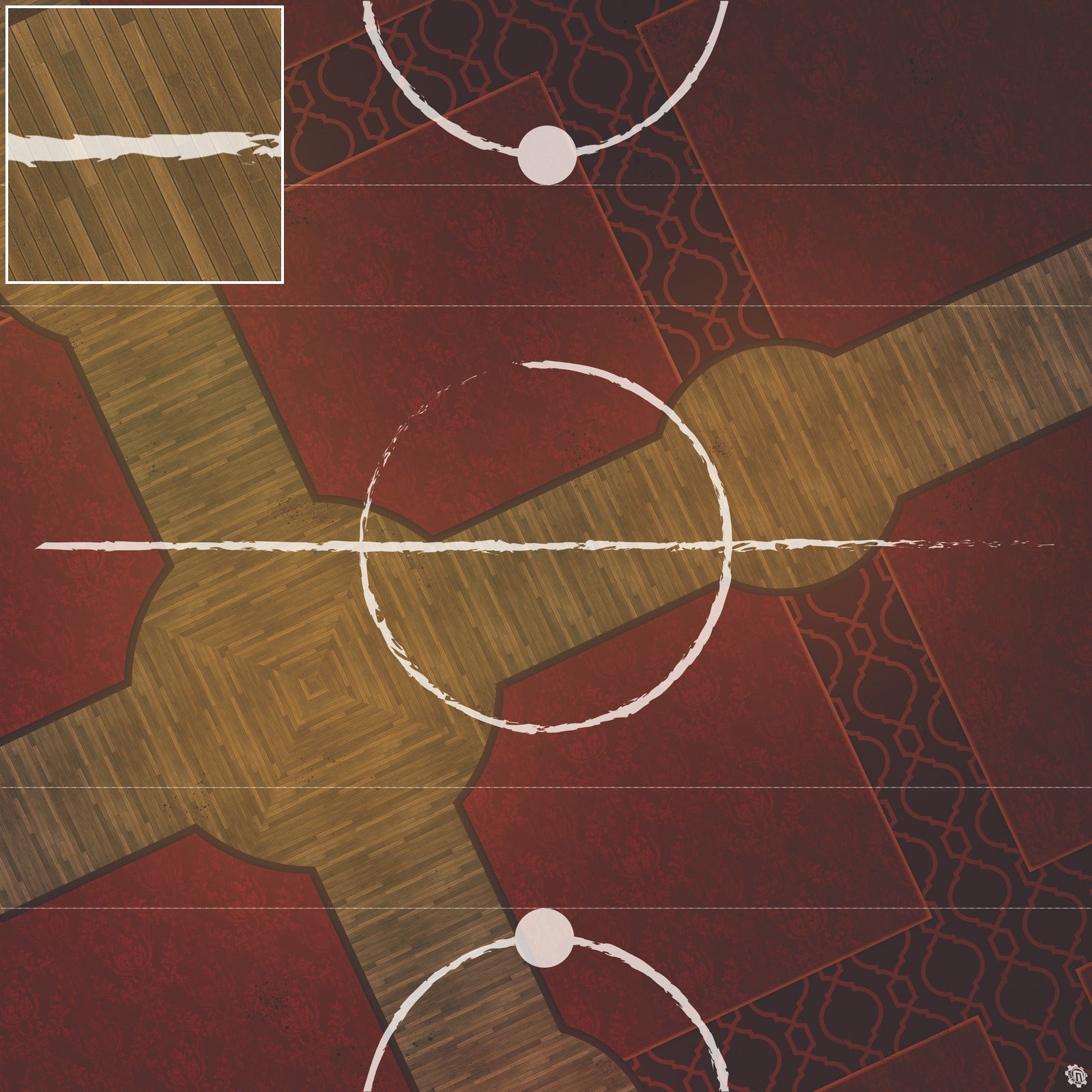 Mats by Mars: Casino Floor Tabletop Wargaming Play Mat