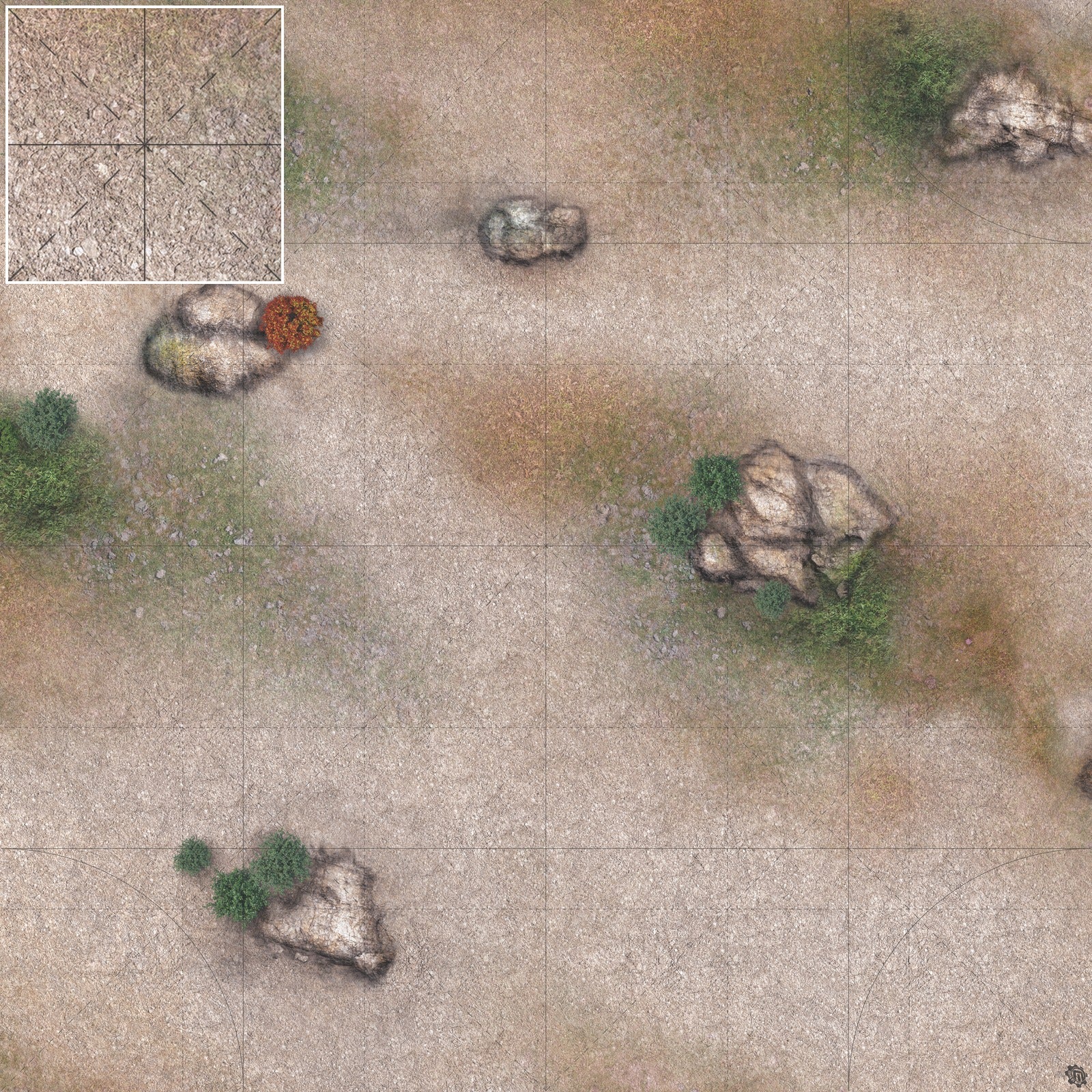 Mats by Mars: Hellenic Plateau Tabletop Wargaming Play Mat