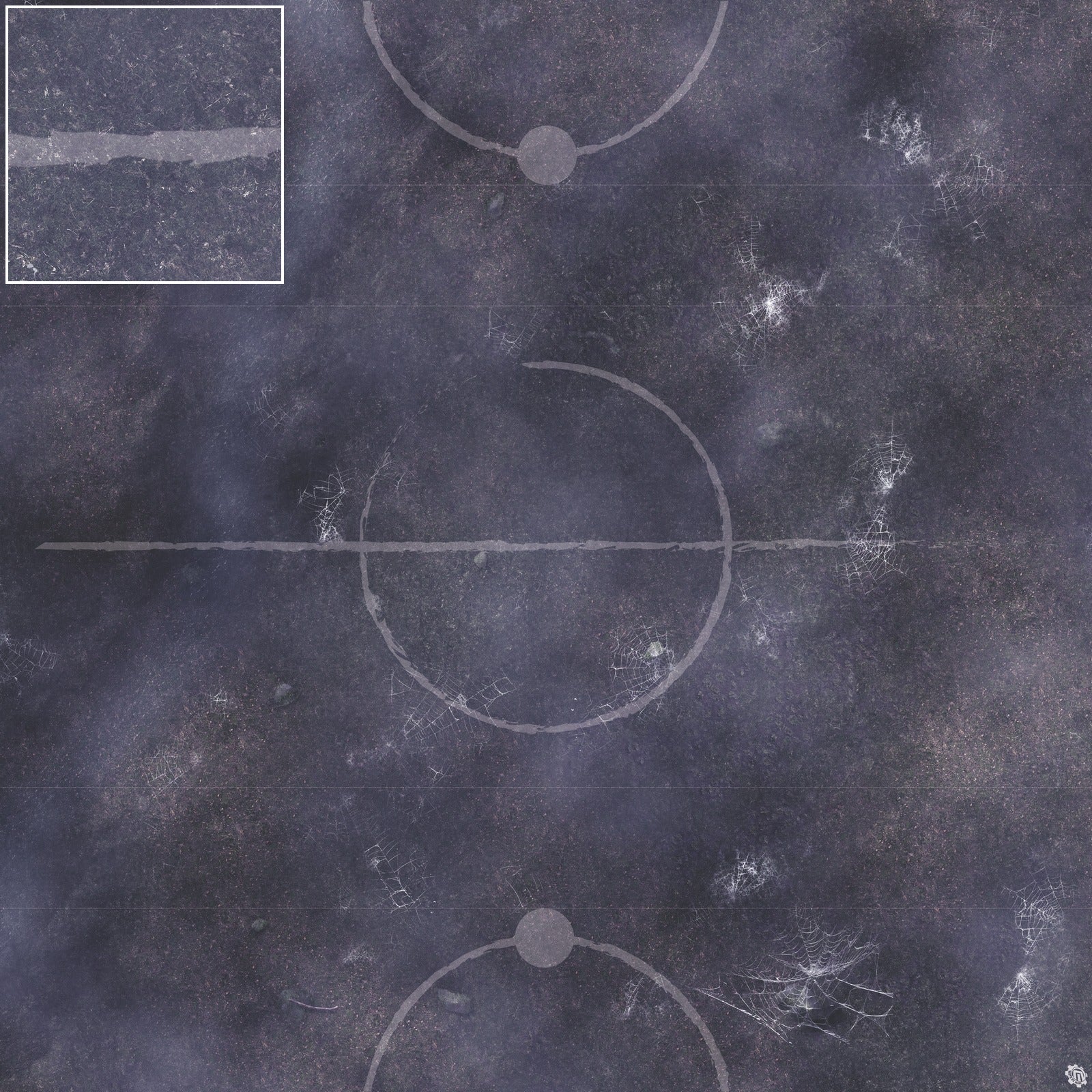 Mats by Mars: Moonlight Cobwebs Tabletop Wargaming Play Mat